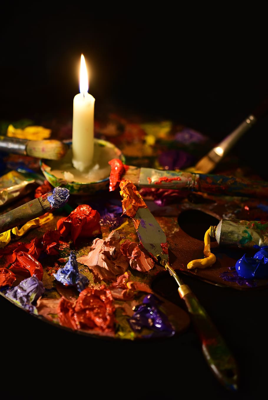 910x1359 Paint tubes 1080P, 2K, 4K, 5K HD wallpaper free download