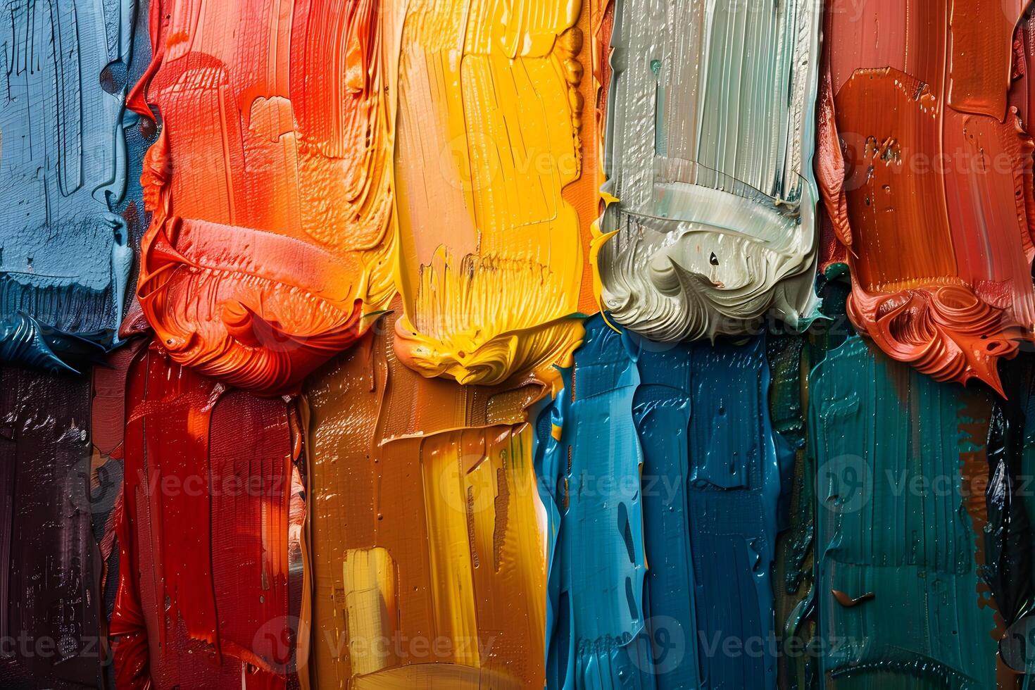1470x980 Close Up Photo Of A Single Vibrant Paint Tube, Its Color Burst Hue Squeezed Out In A Playful Swirl, Set Against A Canvas With Fresh Strokes. Generative AI