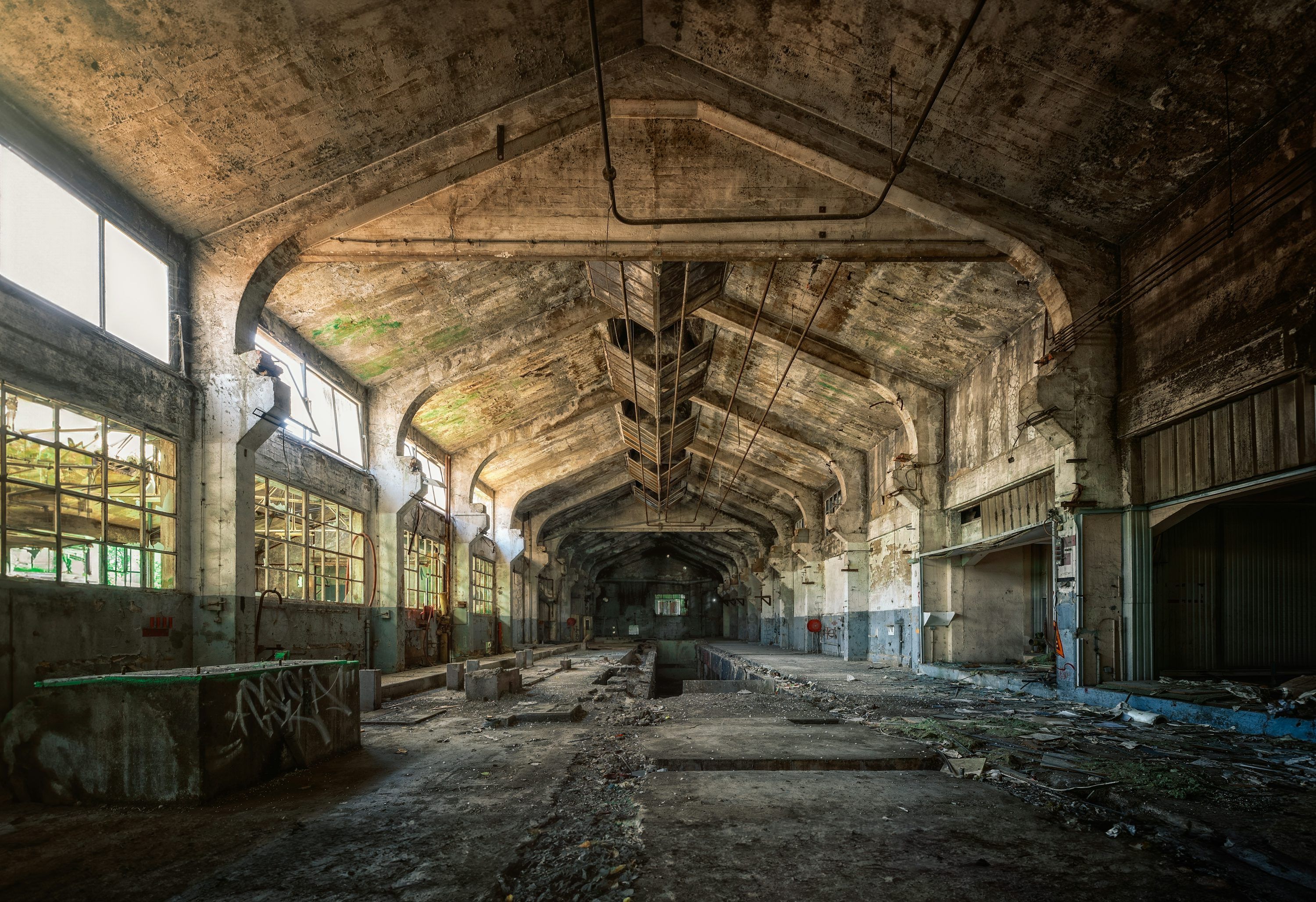 3000x2056 Abandoned Factory Picture. Download Free Image
