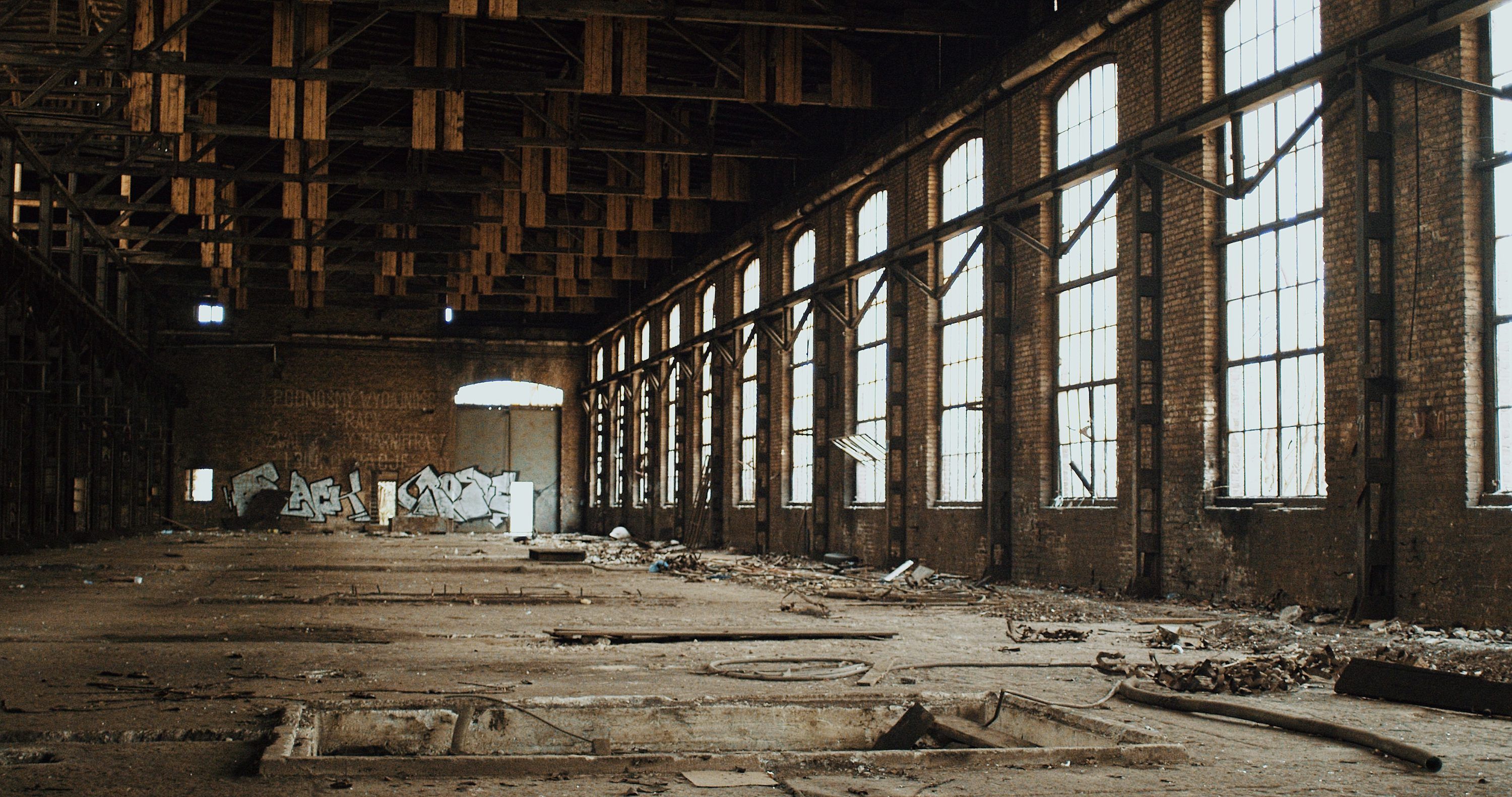 3000x1582 Abandoned Factory Picture. Download Free Image