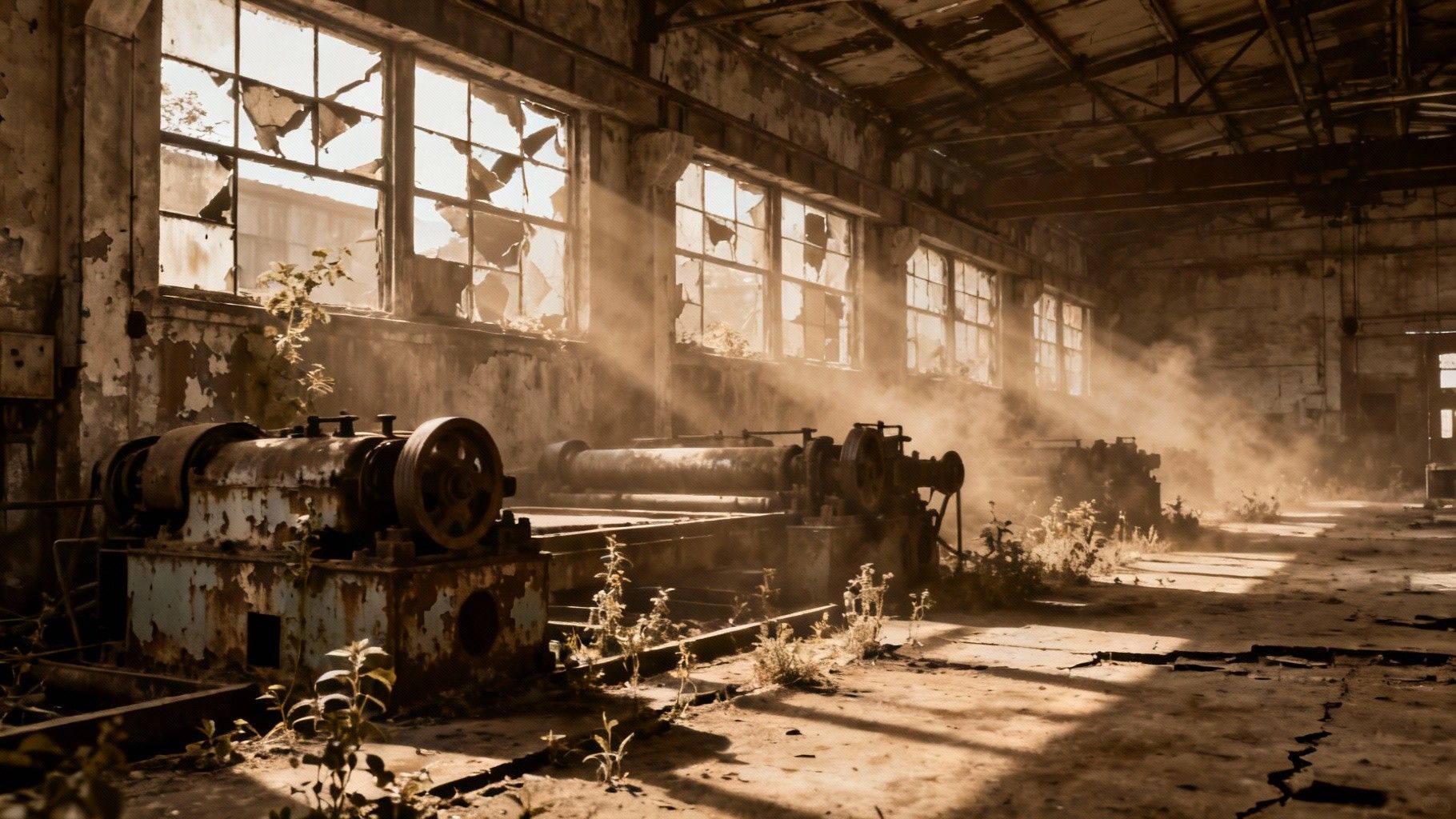 1820x1024 Download Industrial Warehouse Aesthetic Image Collection, Rusty, Warehouse