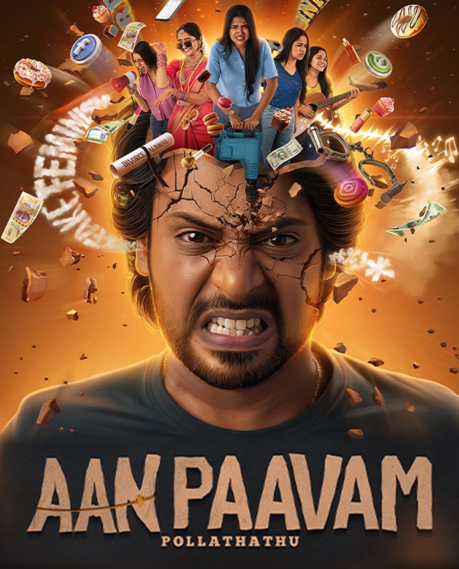 900x1115 Aan Paavam Pollathathu (2025), Reviews & Showtimes