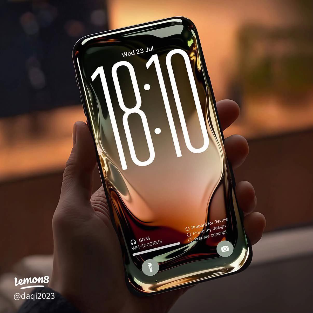 1206x1206 Unlock The Aesthetic: Download Your IOS 26 Liquid Glass Wallpaper (4K 8K!)