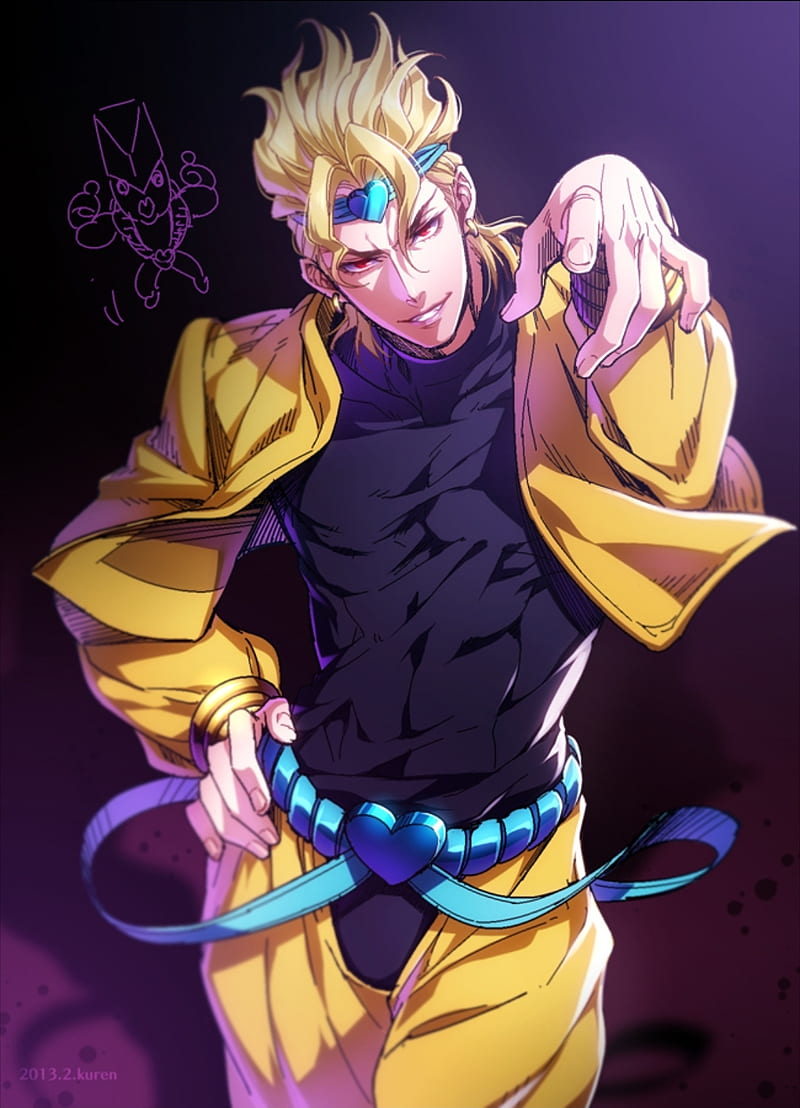800x1108 DIO Brando, jjba, manga, stardust crusaders, za warudo, HD phone wallpaper