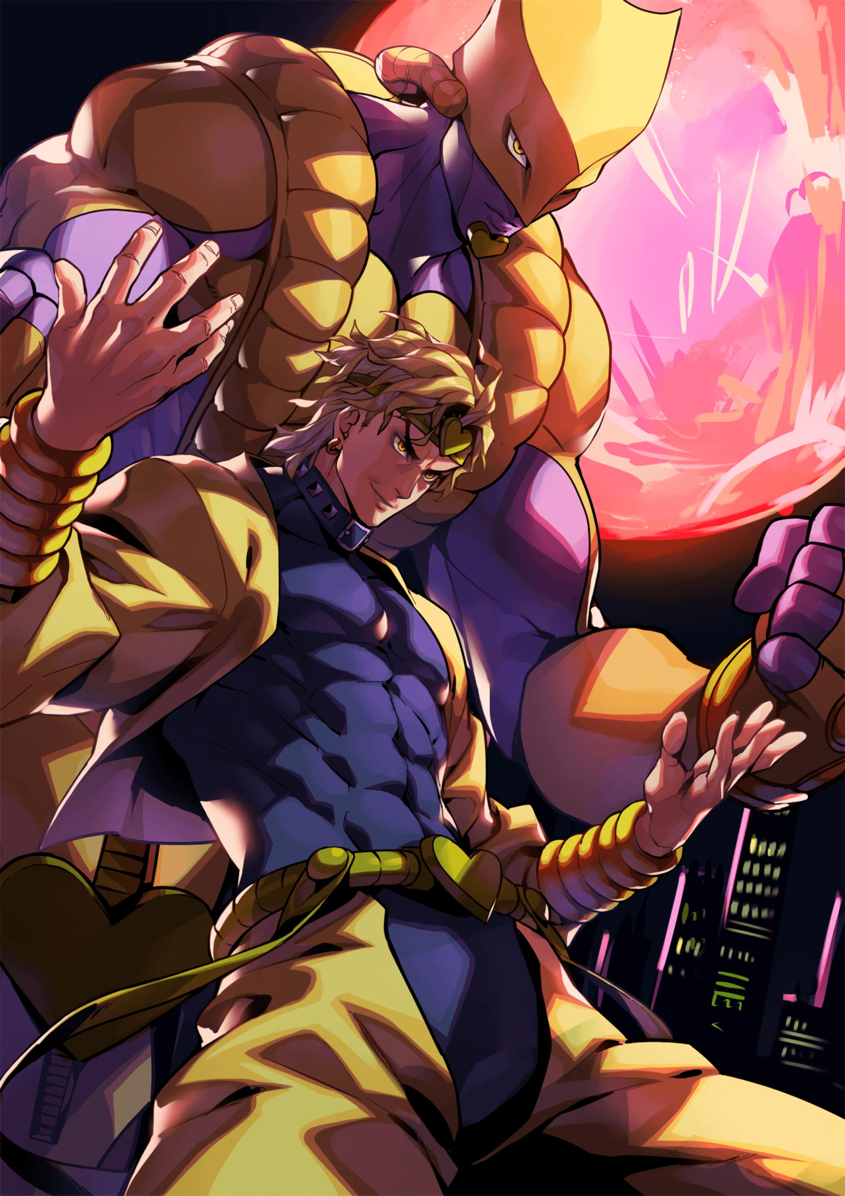 1700x2404 Fanart DIO & The World Wallpaper