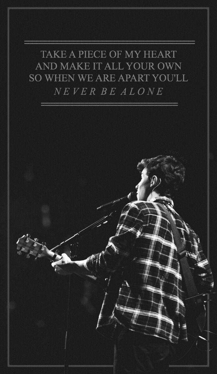 697x1200 Download Shawn Mendes Never Be Alone Wallpaper