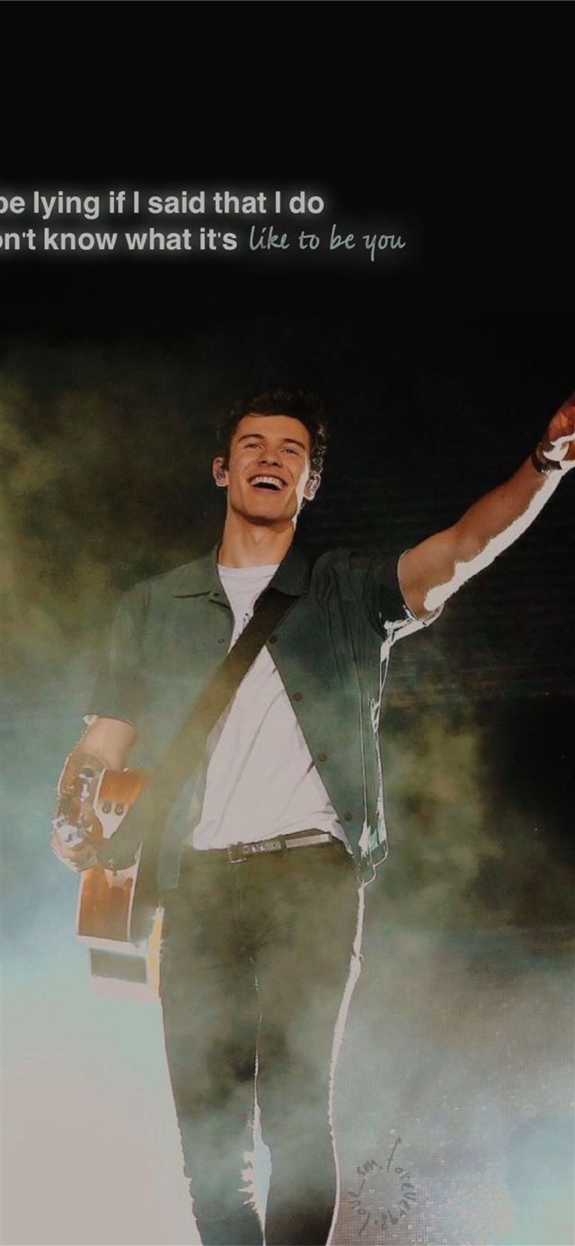 640x1385 Shawn Mendes iPhone X Wallpaper Free Download