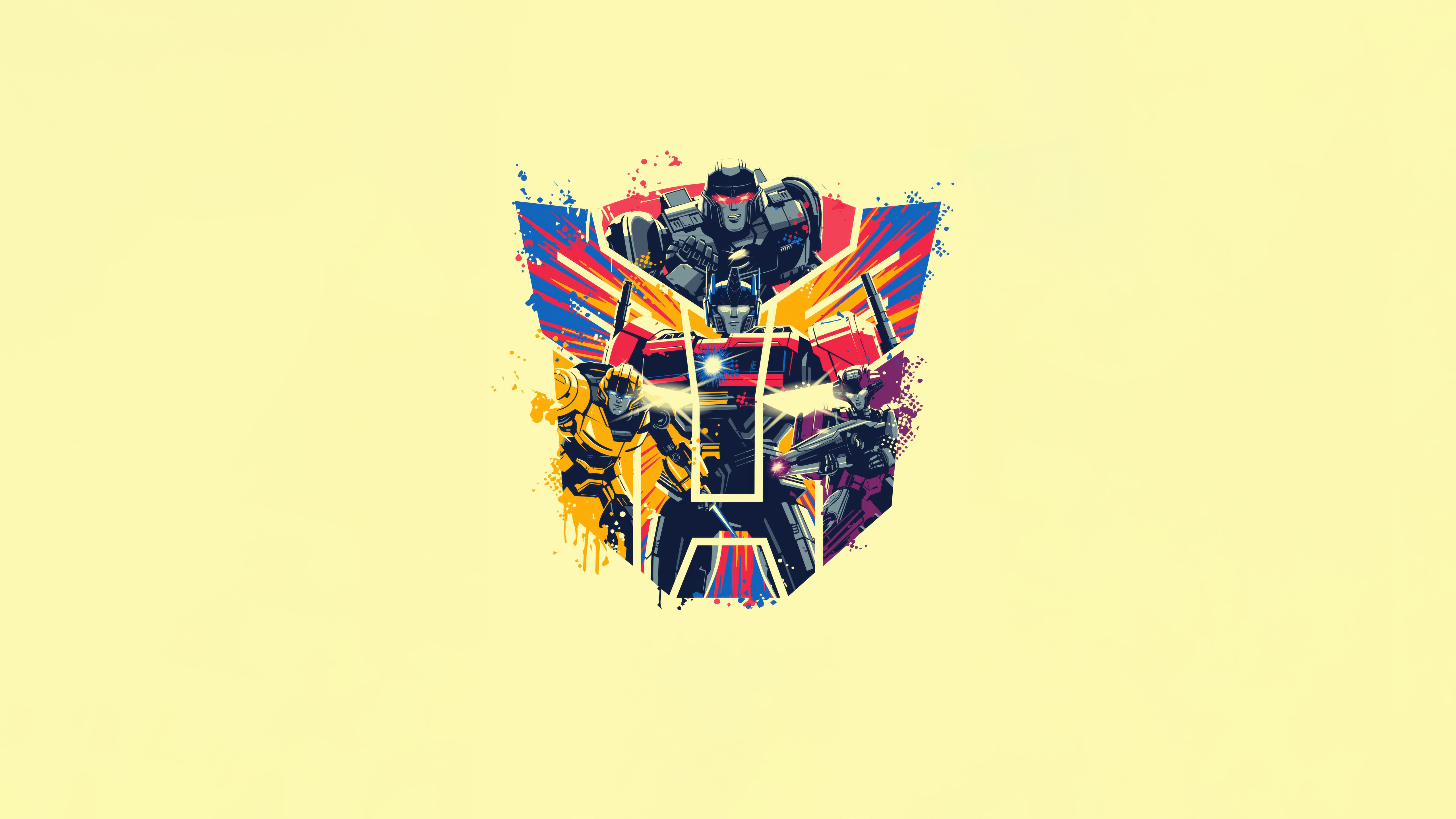 5120x2880 Transformers One Wallpaper 4K, Minimalist, Autobots, 5K