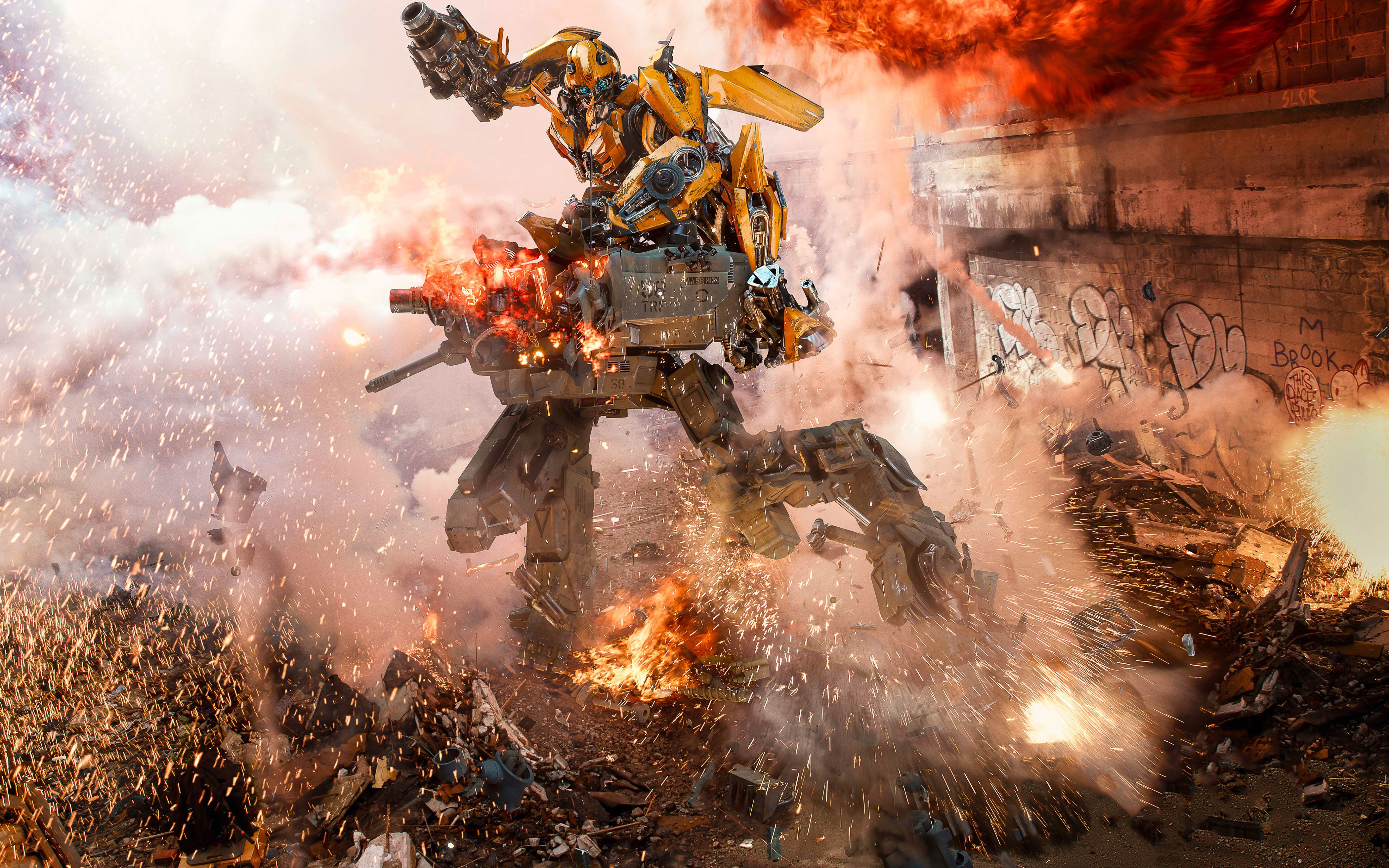 4200x2625 Bumblebee Transformers The Last Knight 5K Wallpaper