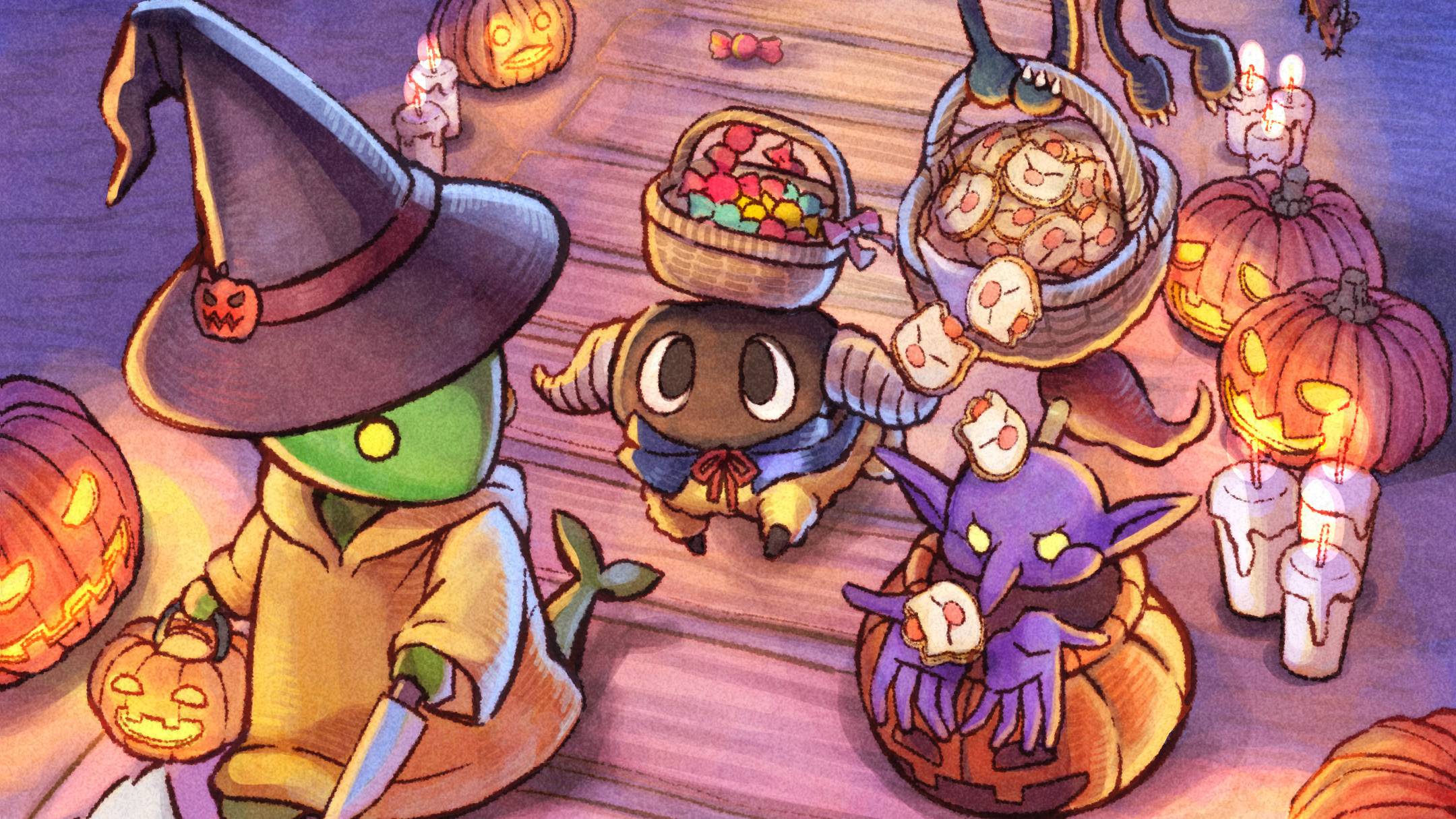 2160x1215 Final Fantasy Halloween Wallpaper Released For October 2025