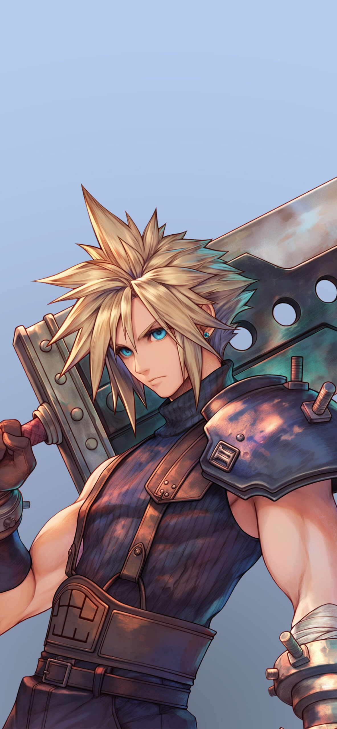 1183x2560 Cloud Strife Final Fantasy Wallpaper Aesthetic Wallpaper