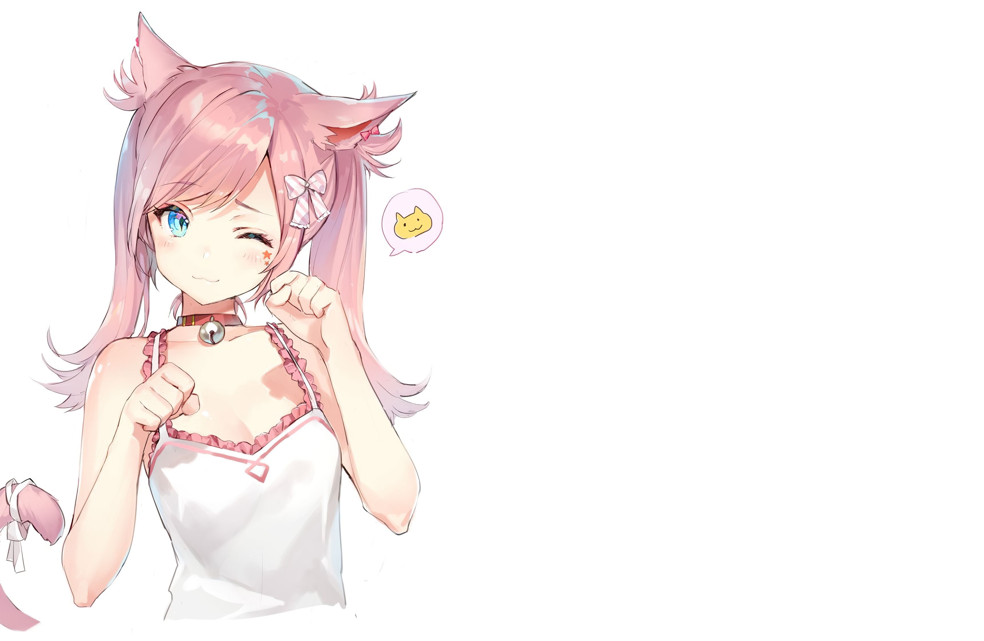 3440x2240 Download Miqo'te (Final Fantasy) Video Game Final Fantasy XIV HD Wallpaper by モモコx2240