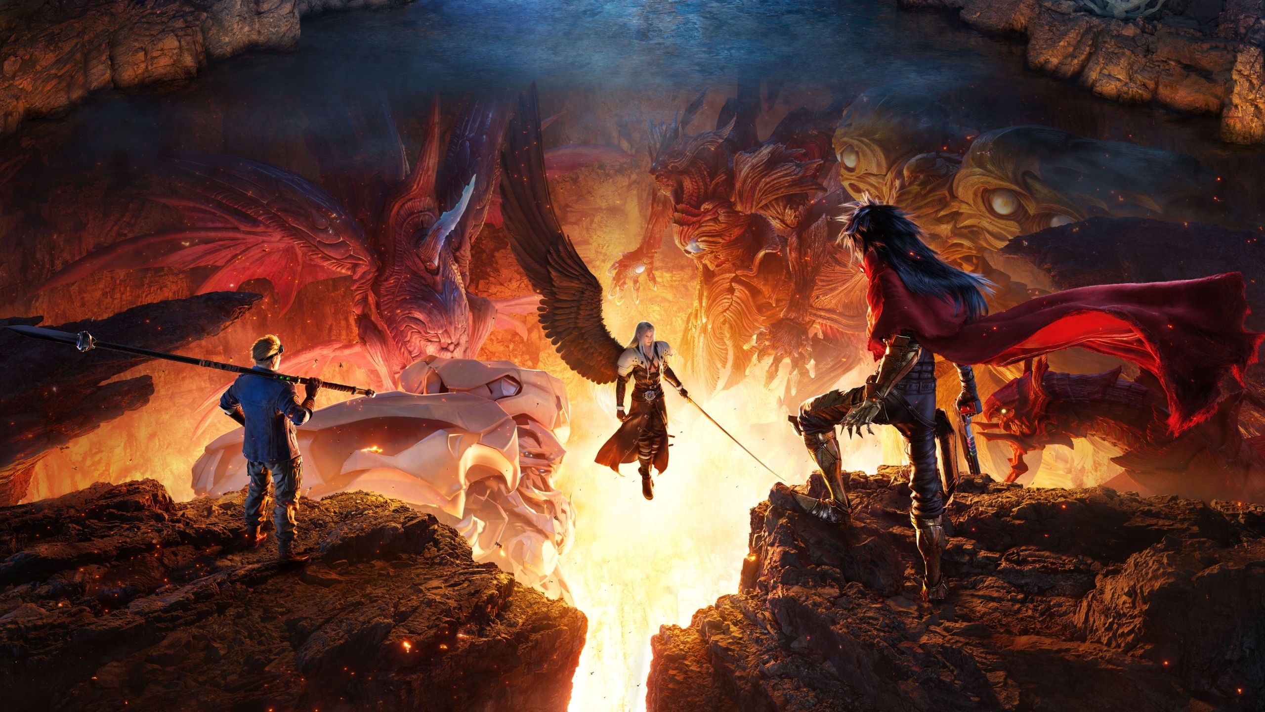 2560x1440 Final Fantasy VII Revelation Wallpaper 4K, Artwork, Cid Highwind