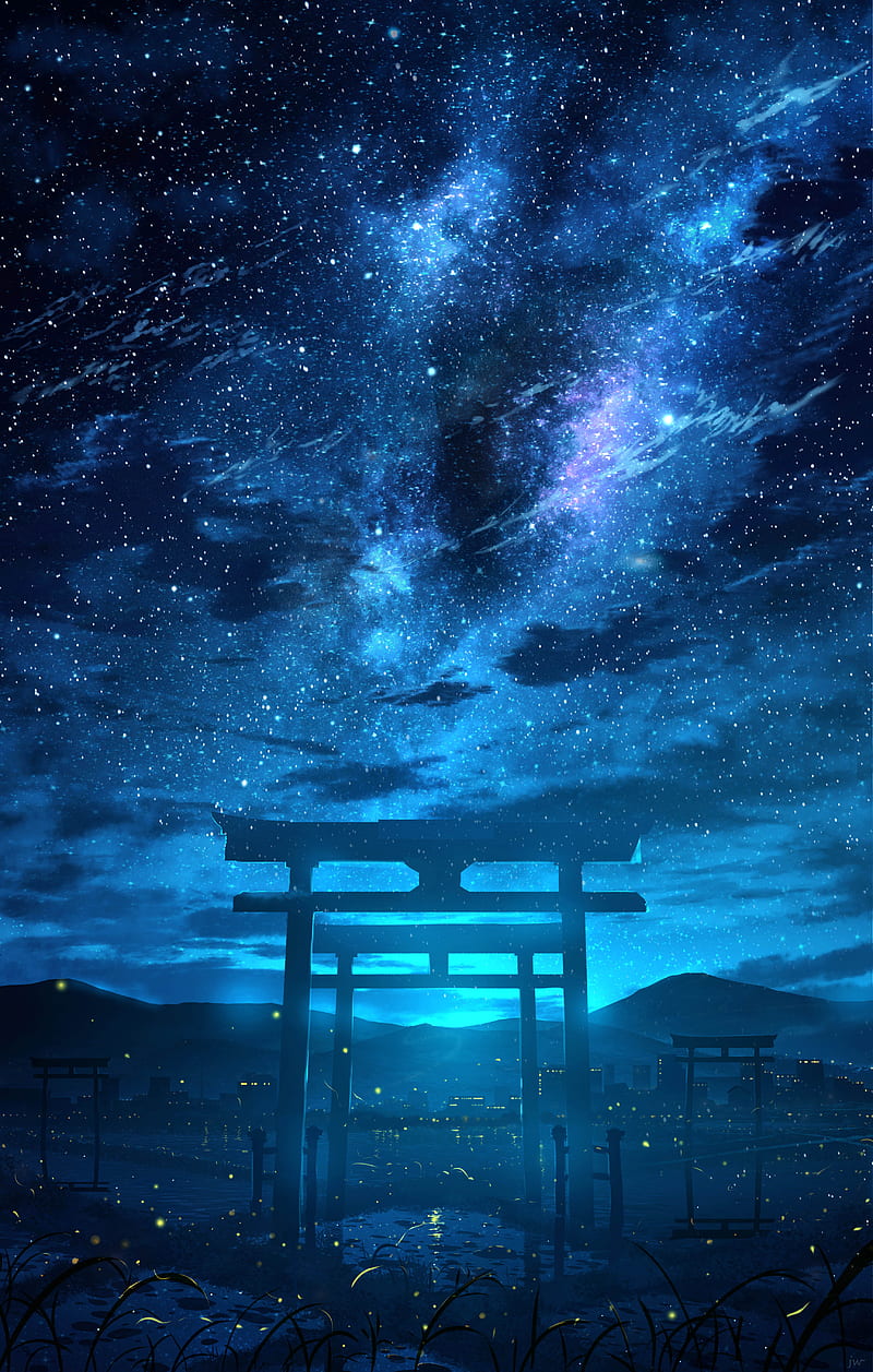 800x1257 HD anime sky wallpaper