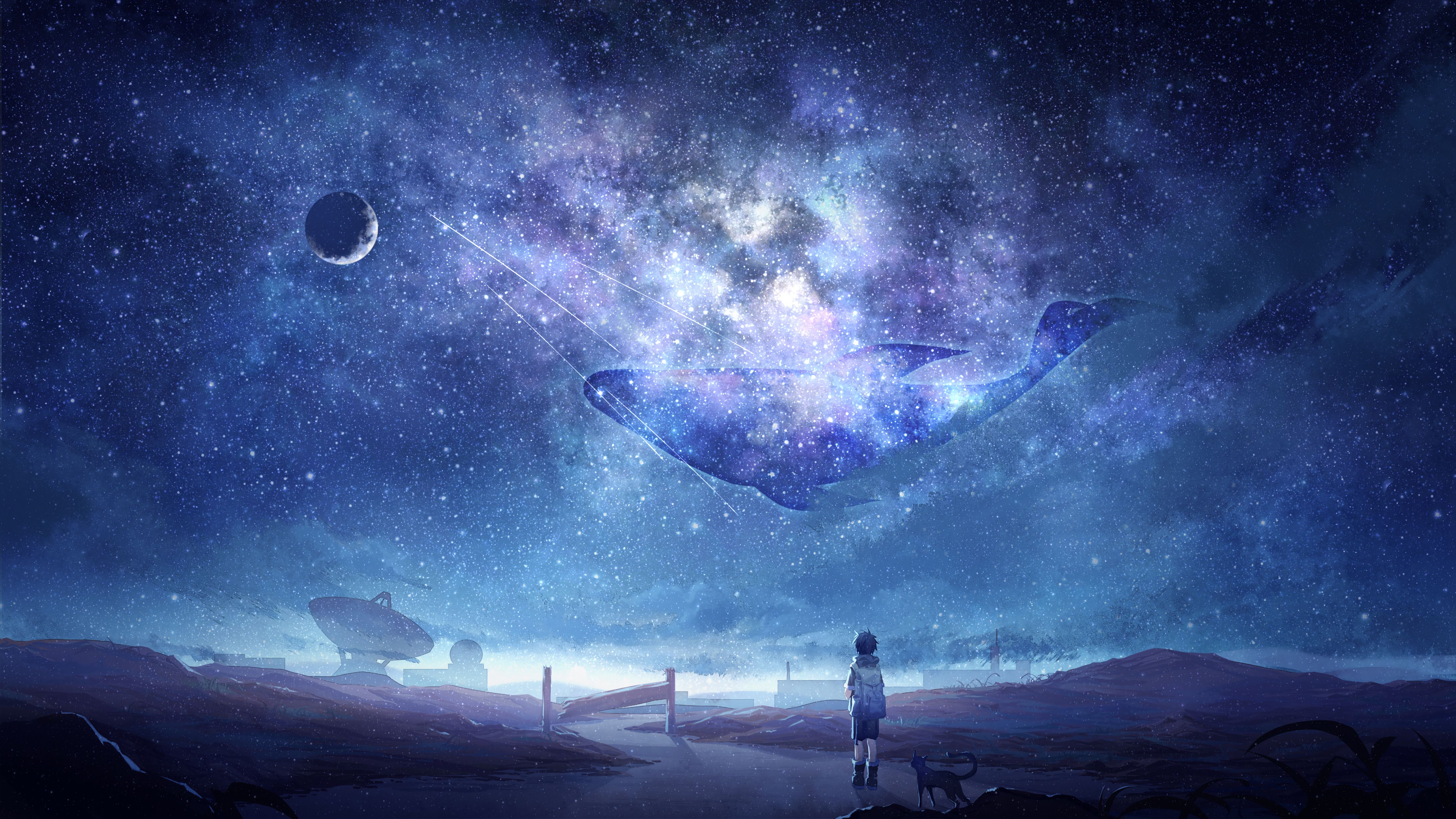 5200x2925 Anime Fantasy Sky 5k Wallpaper, HD Anime Wallpaper, 4k Wallpaper, Image, Background, Photos and Picture