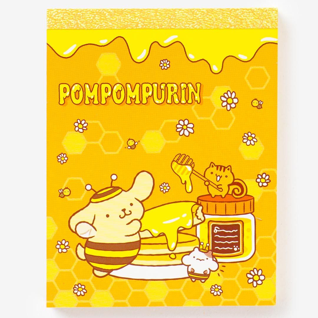 1080x1080 Pompompurin Honey Bee Mini Memo Pad