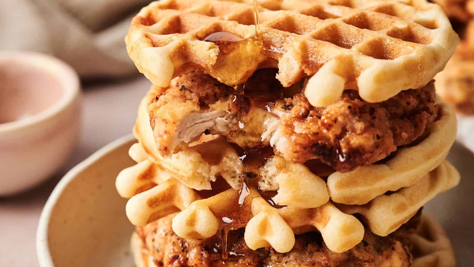 1600x900 Easy Chicken and Waffles Recipe Friendly Recipes