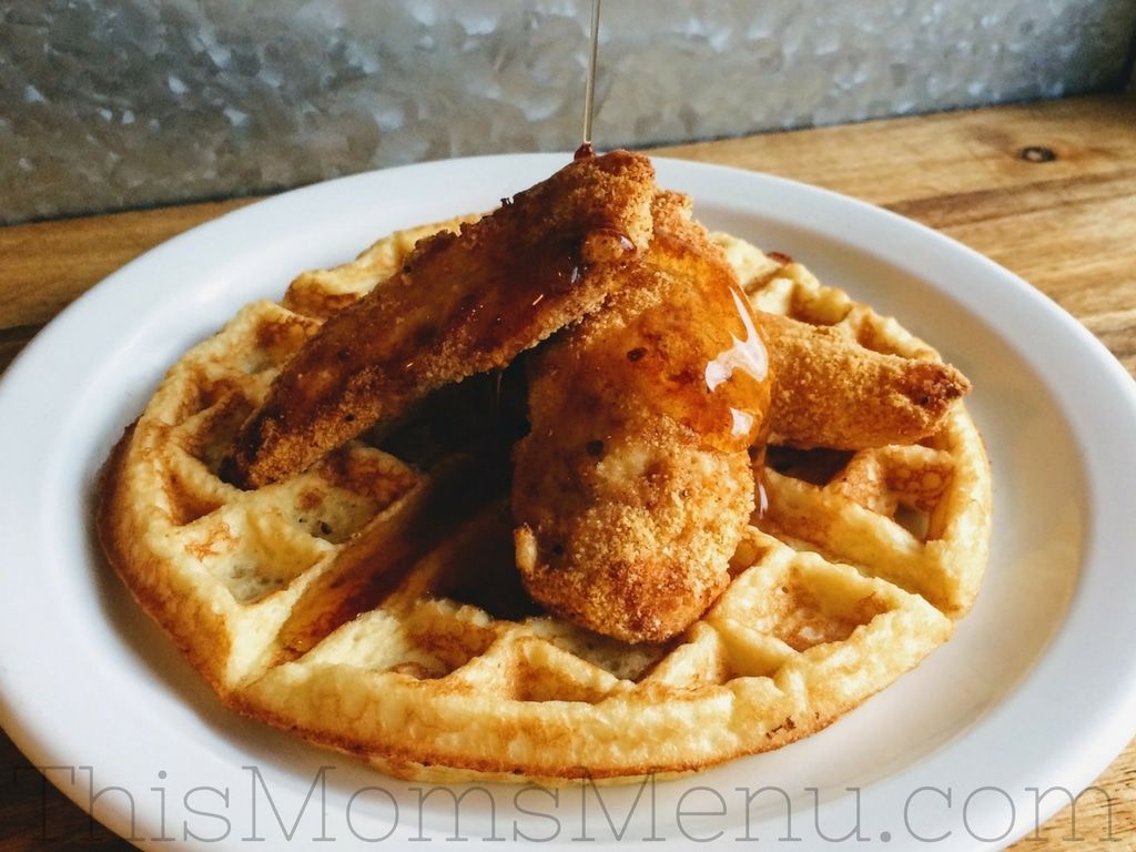 1024x768 Gluten Free Chicken and Waffles (Keto)