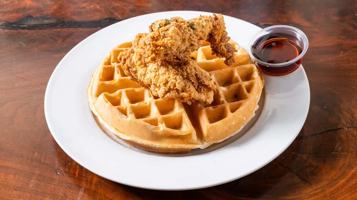 1200x675 Chicken 'N Waffles Sun Cafe Restaurant in Denton, TX