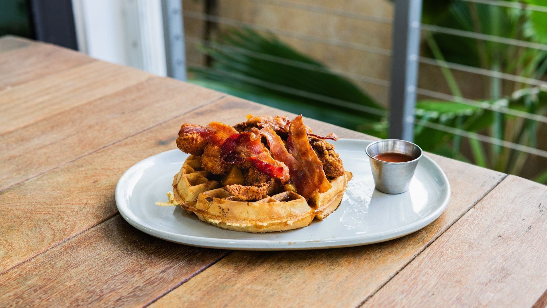 1920x1080 Chicken + Waffles at Pompano Beach Restaurant in Pompano Beach, FL
