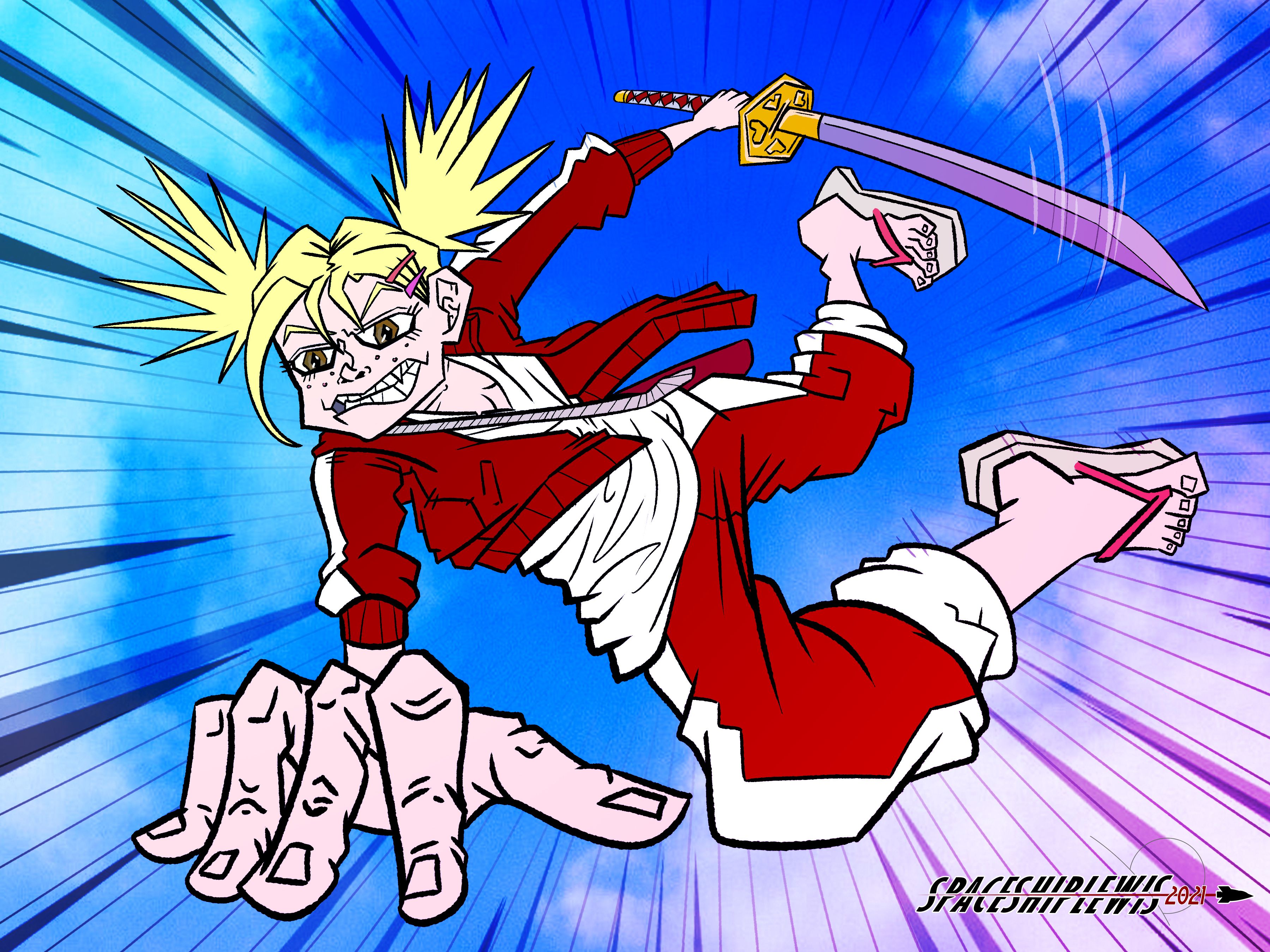3599x2700 Hiyori Sarugaki Lines by SpaceshipLewis on Newgrounds