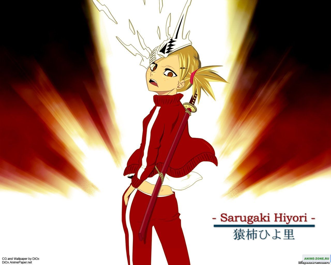 1280x1024 Sarugaki Hiyori Anime Image Board