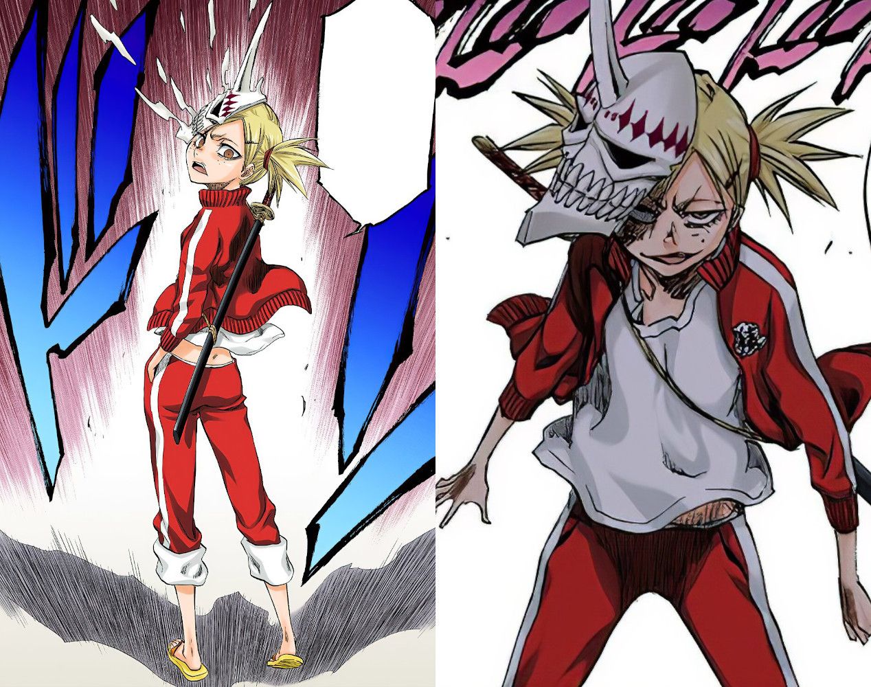 1268x1000 I was picking thru Bleach for Visord pics and I noticed that Kubo always had this weirdly specific design thing going with