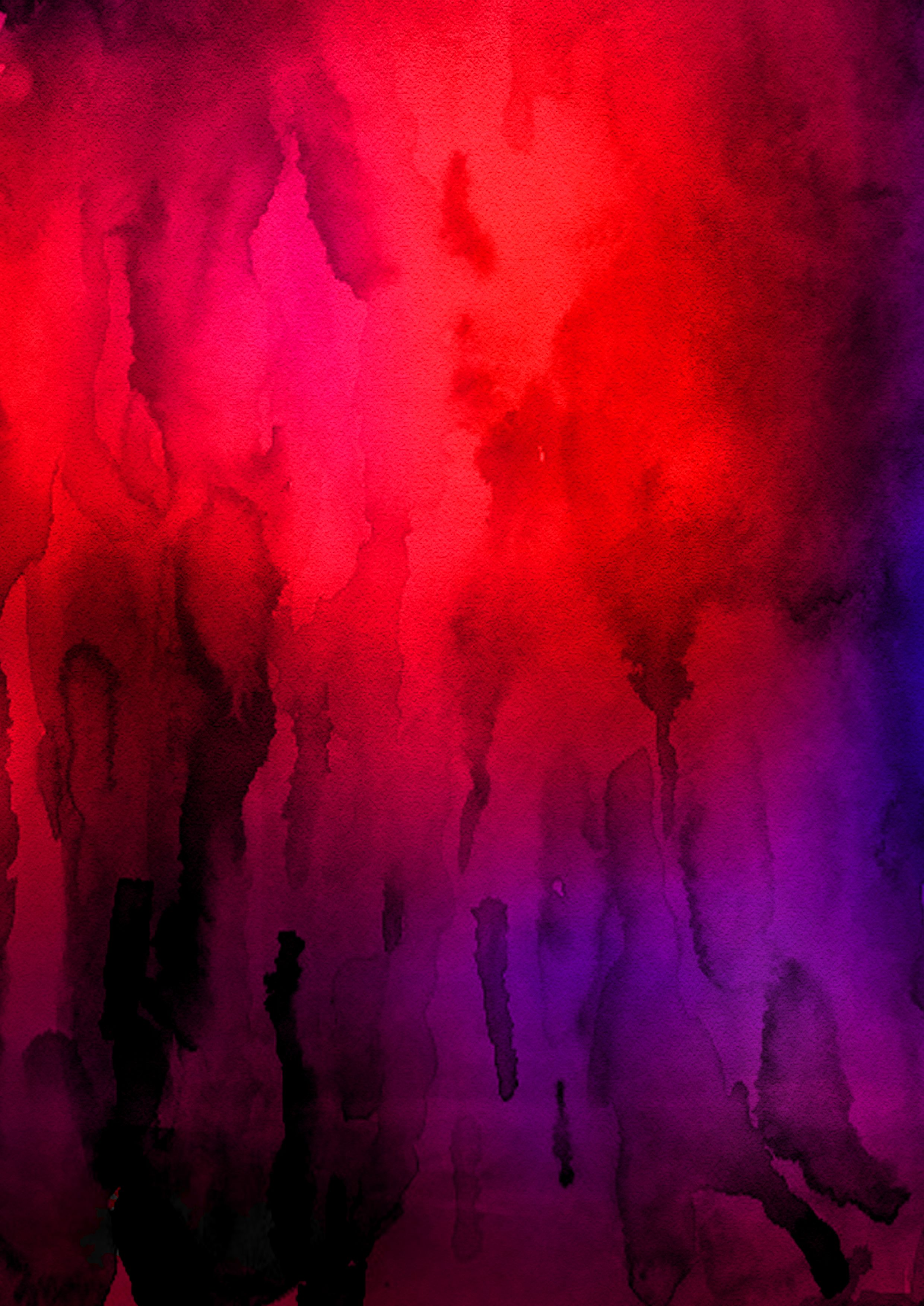 2481x3507 Abstract Watercolor Background in Red and Purple Tones