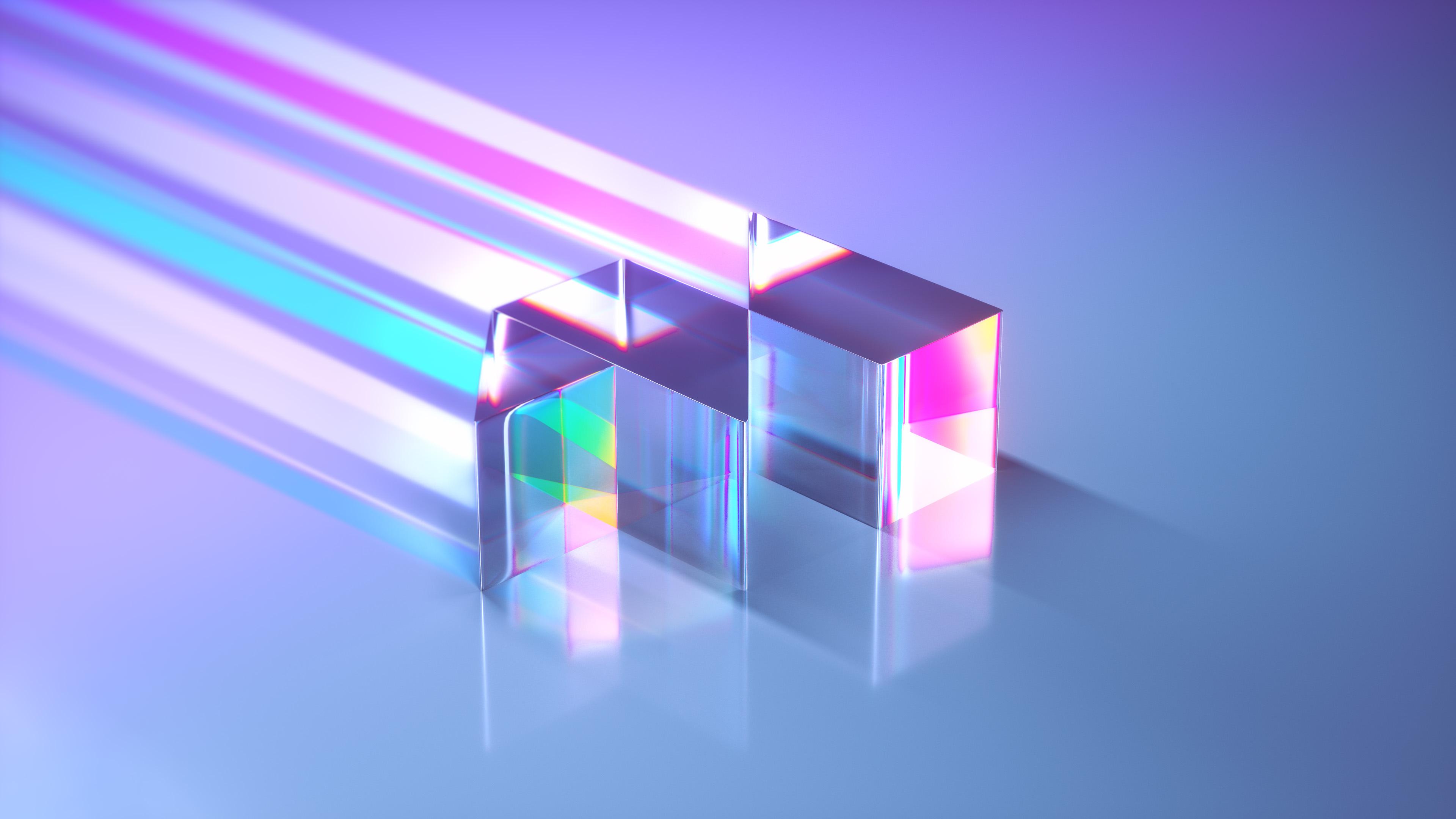 3840x2160 Colourful Light Refraction [3840X2160]