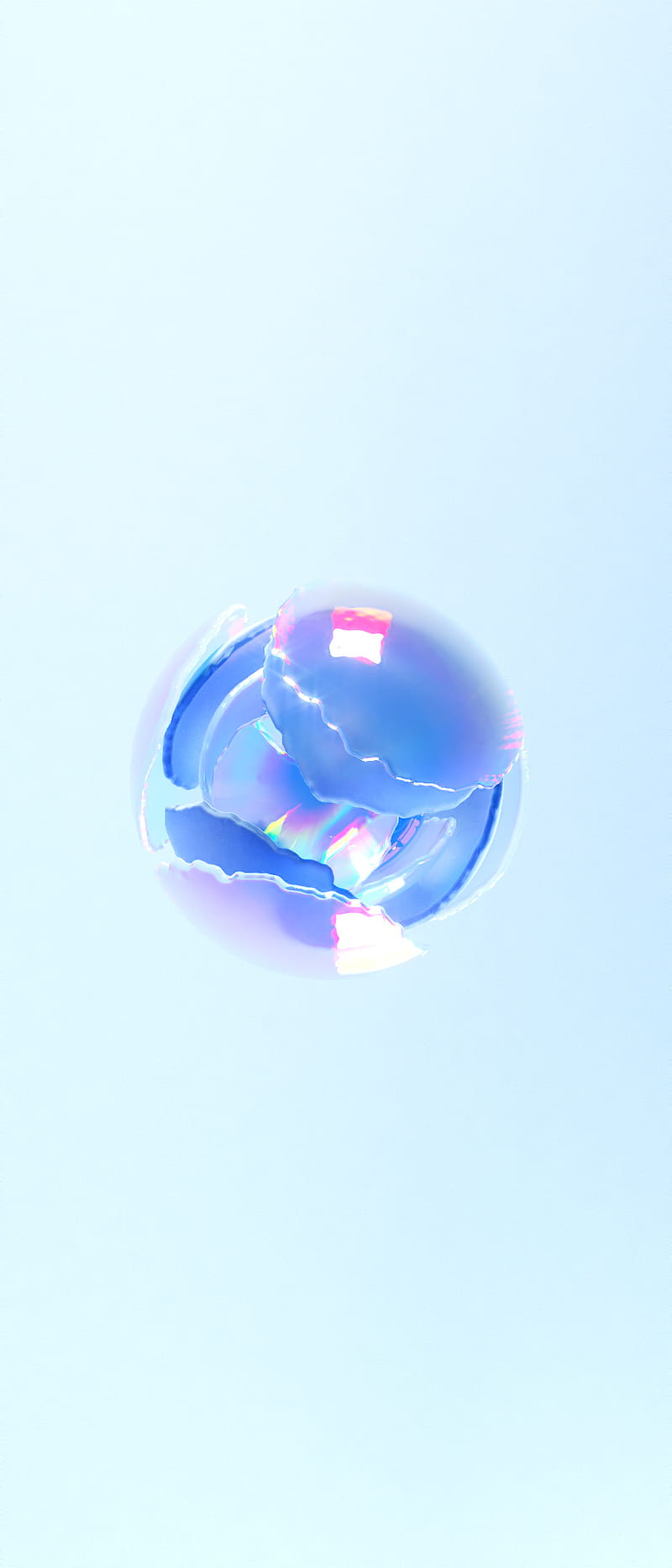 800x1867 HD light refraction wallpaper