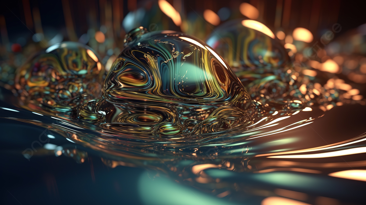 1200x673 Metallic Liquid Background In 3D Rendering Exhibiting Light Refraction And Surface Distortion, Liquid Pattern, Shiny Texture, Foil Background Image And Wallpaper for Free Download
