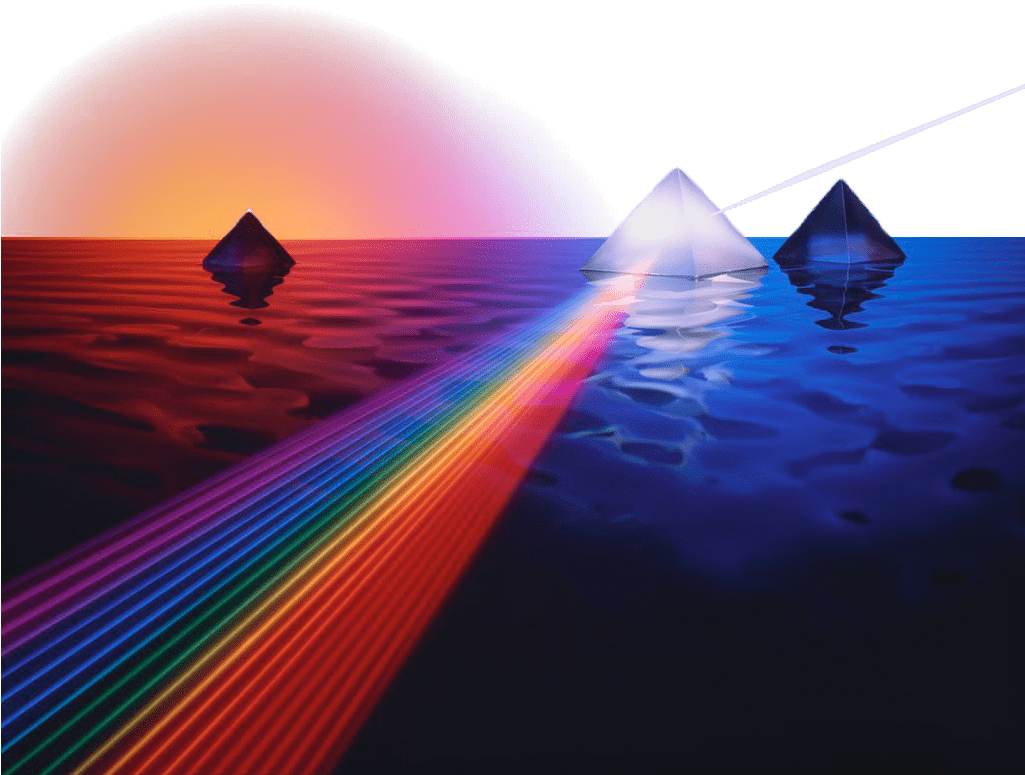 1025x775 Download HD Png Royalty Free Library Light Prism Refraction Ray Transparent PNG Image