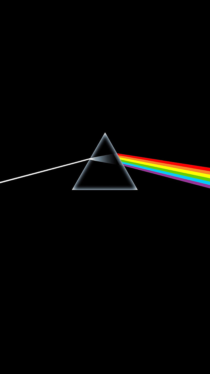 800x1422 Dark Side, refraction of light, pink floyd, HD phone wallpaper