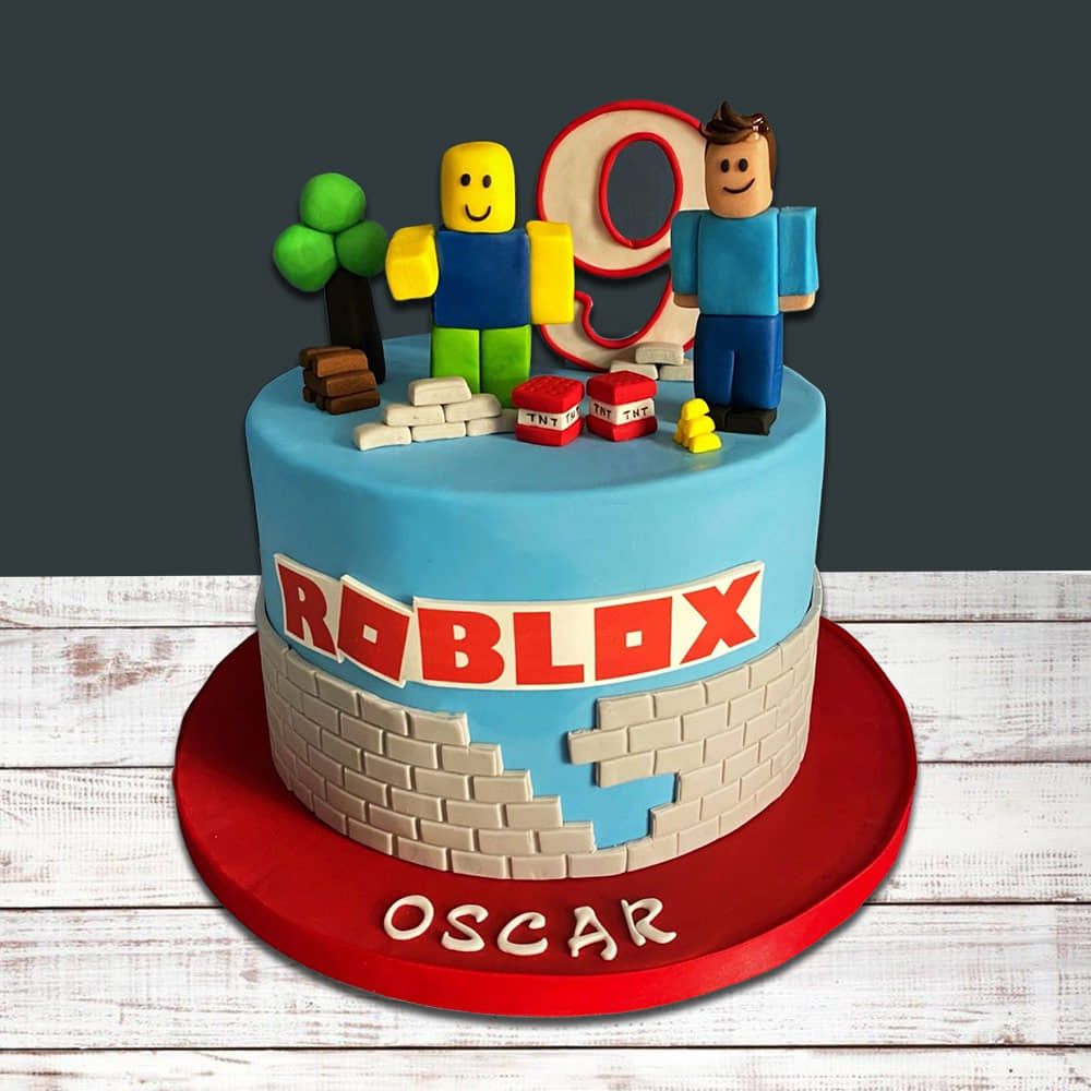1000x1000 Roblox Cakes. Order Roblox Theme Birthday Cake for Boys