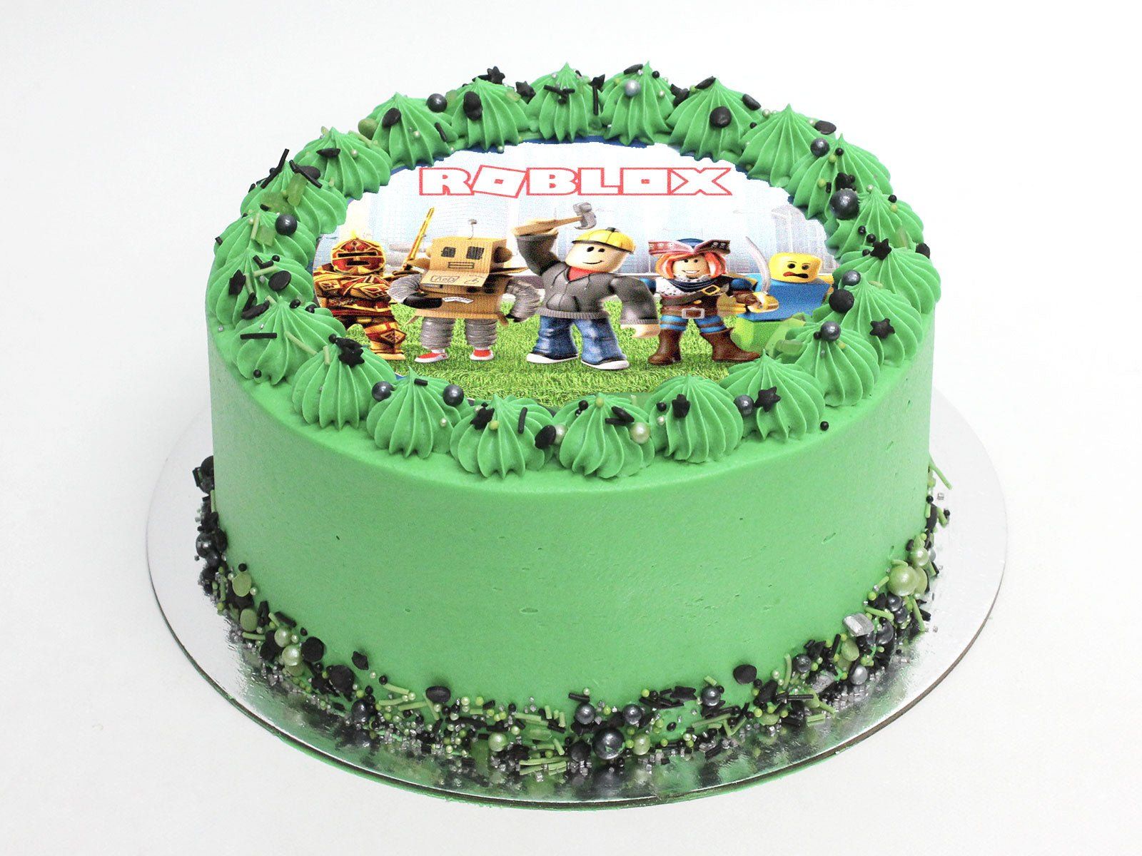 1600x1200 Roblox Themed Edible Image Cake