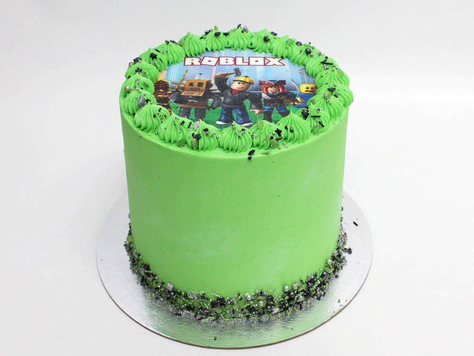 1600x1200 Roblox Themed Edible Image Cake