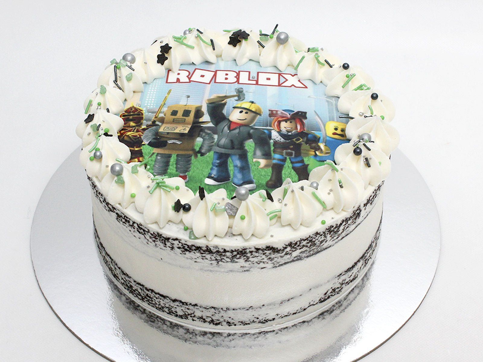 1600x1200 Roblox Themed Edible Image Cake
