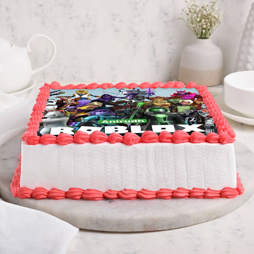 1000x1000 Roblox Cakes. Order Roblox Theme Birthday Cake for Boys