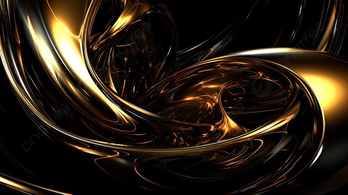 1200x673 Golden And Black Abstract 3D Background, Gold Wallpaper, Gold Background, Gold Wave Background Image And Wallpaper for Free Download