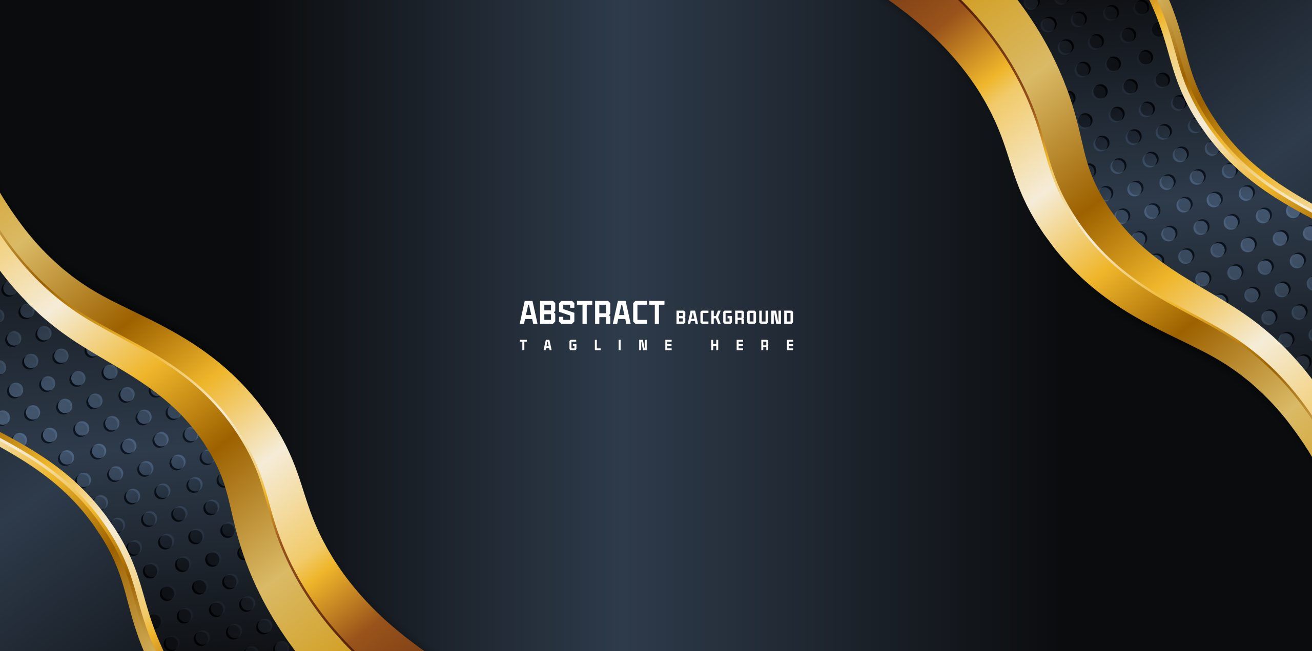 2560x1271 Dark Gold Luxury Background