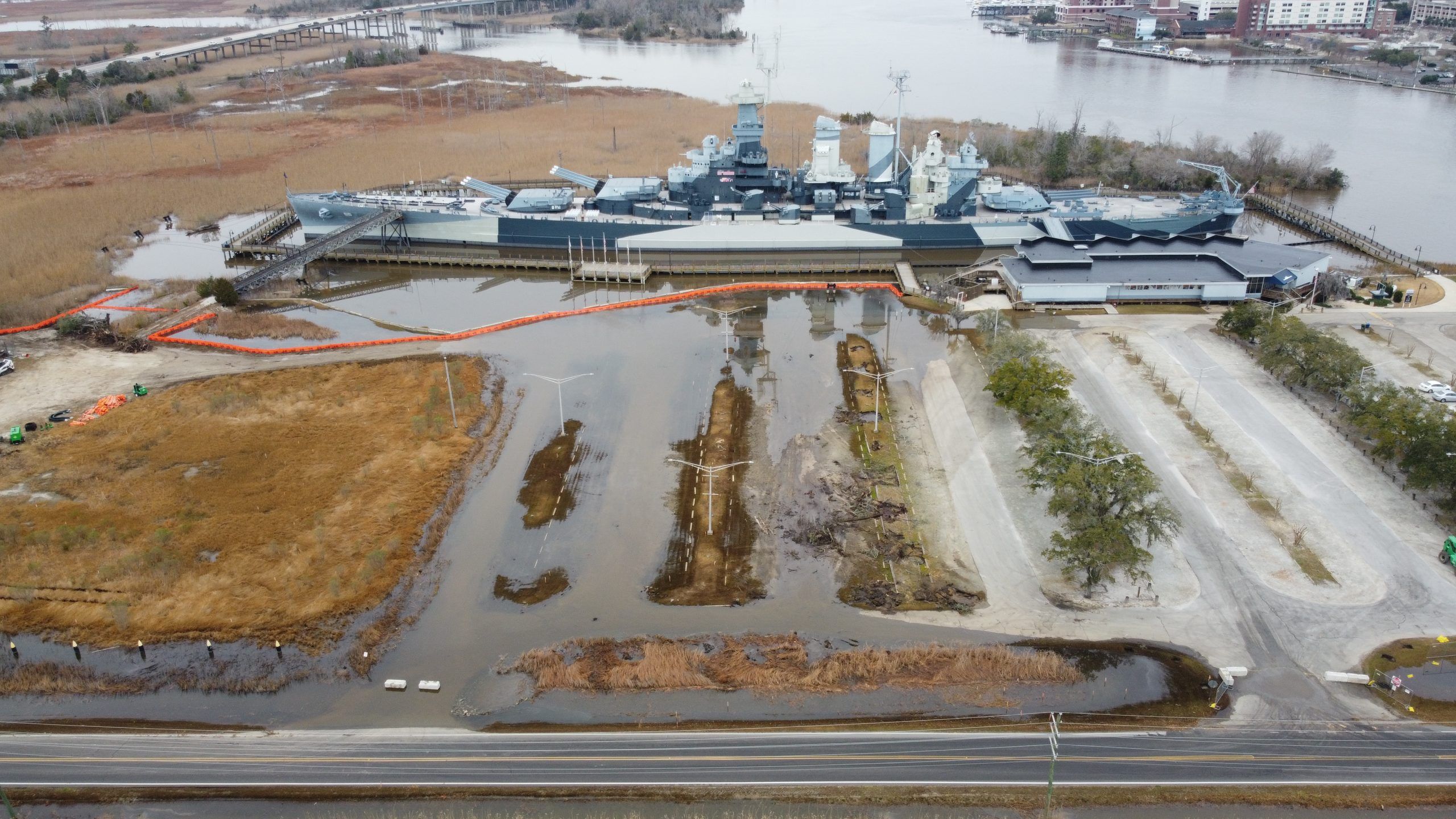 2560x1440 New Landscape Design Protects North Carolina Battleship Memorial from Flooding (Video) Centers for Coastal Ocean Science
