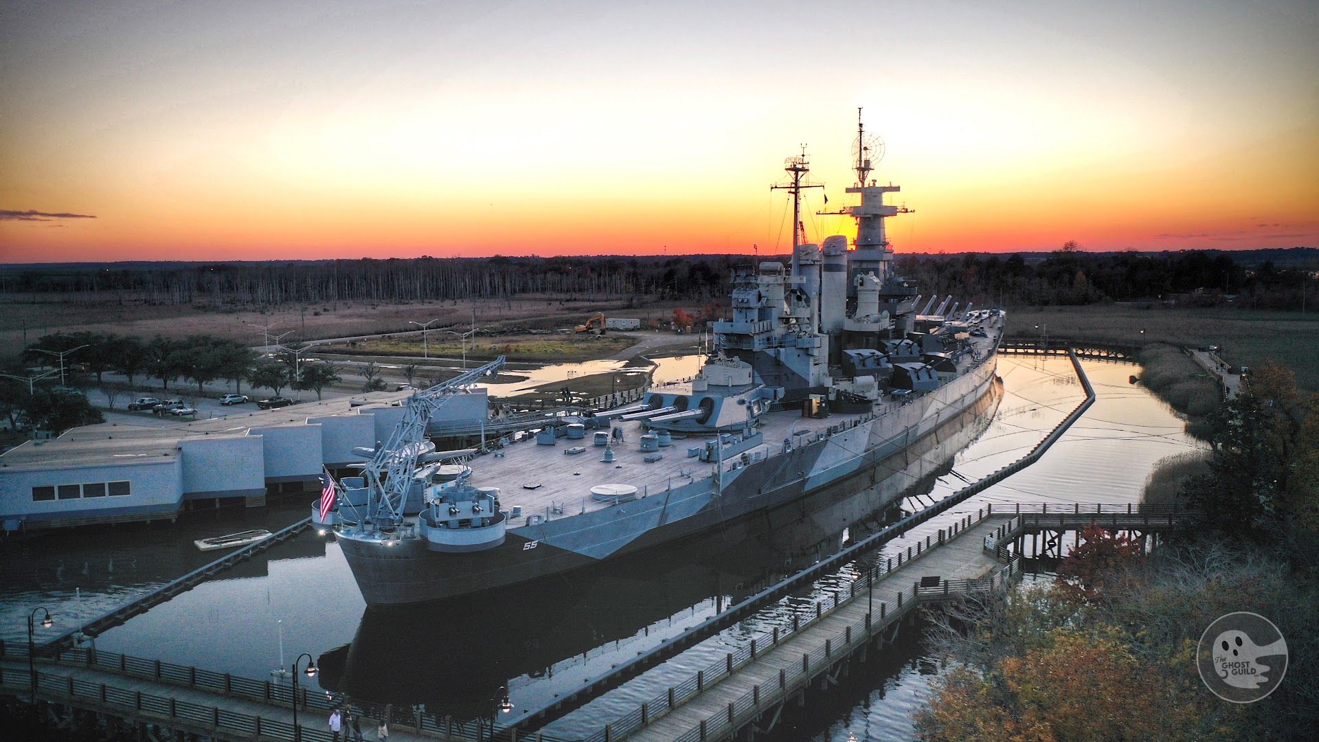 1920x1080 USS North Carolina Battleshihp GHOST GUILD, INC
