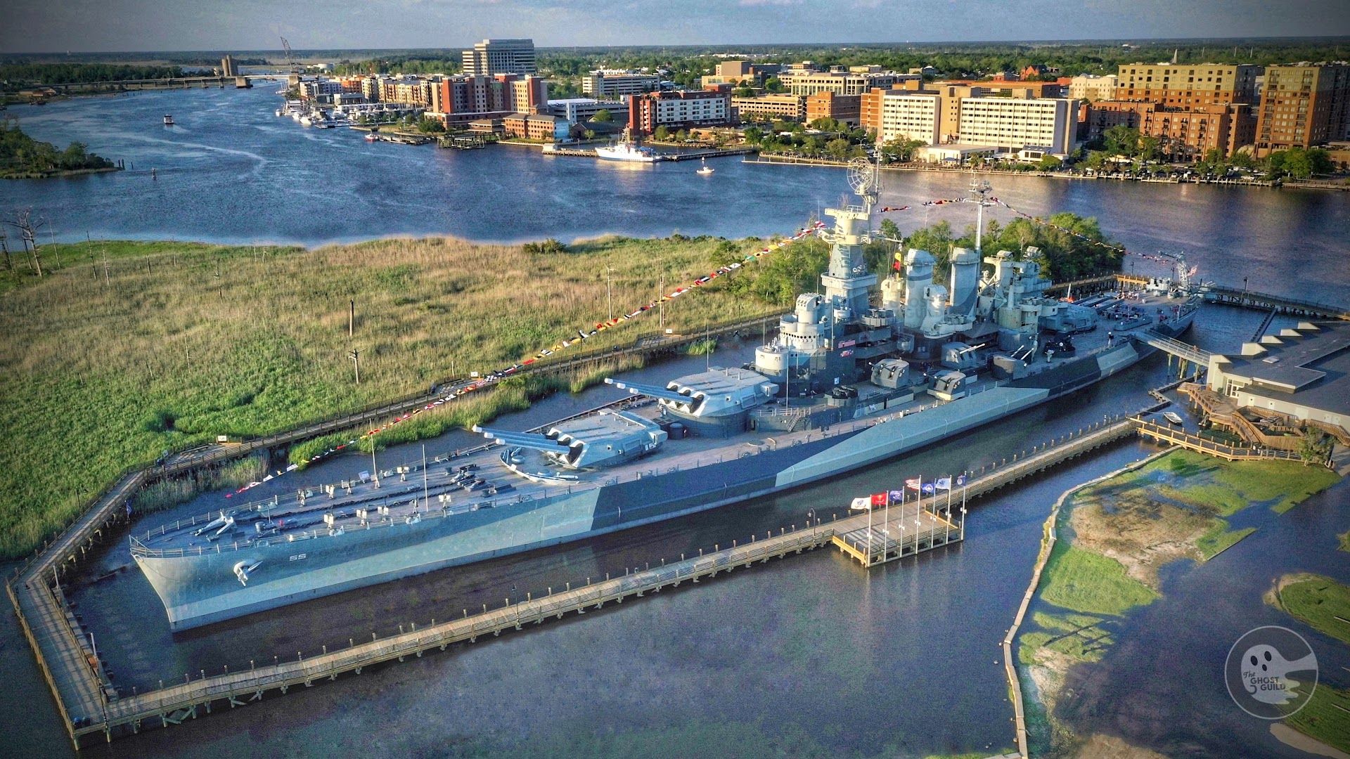 1920x1080 USS North Carolina Battleshihp GHOST GUILD, INC