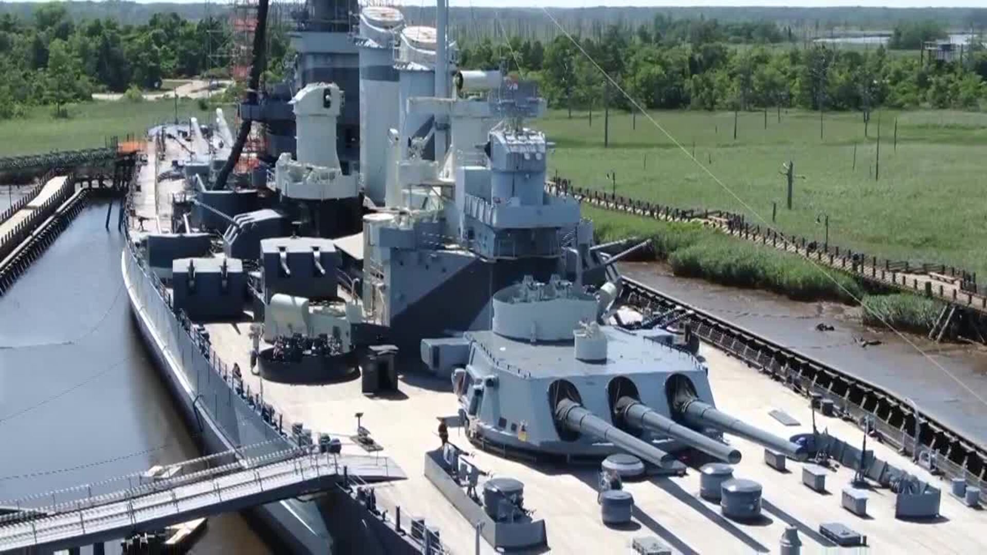 1920x1080 Sky Tracker: On Board The USS Battleship North Carolina