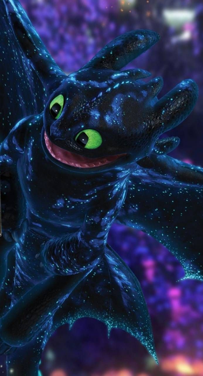 693x1280 Bright Night Fury wallpaper