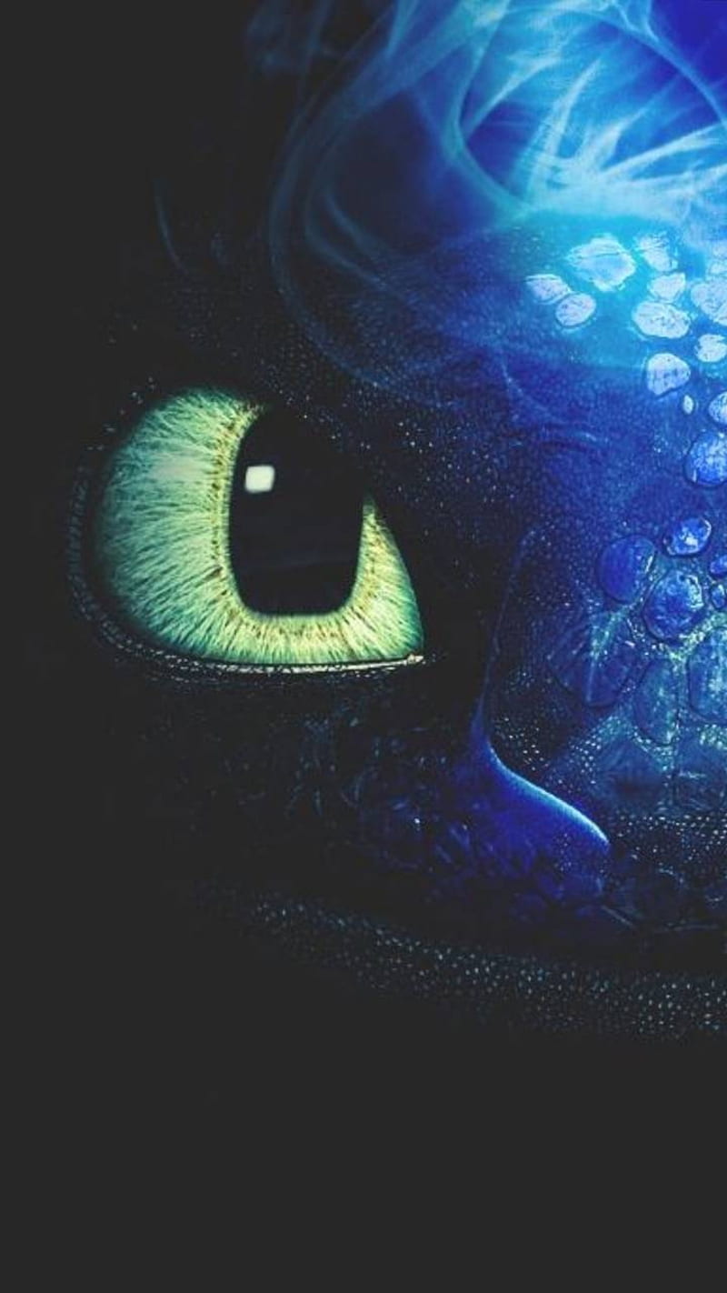 800x1422 Deadly blue, httyd, night furies, HD phone wallpaper