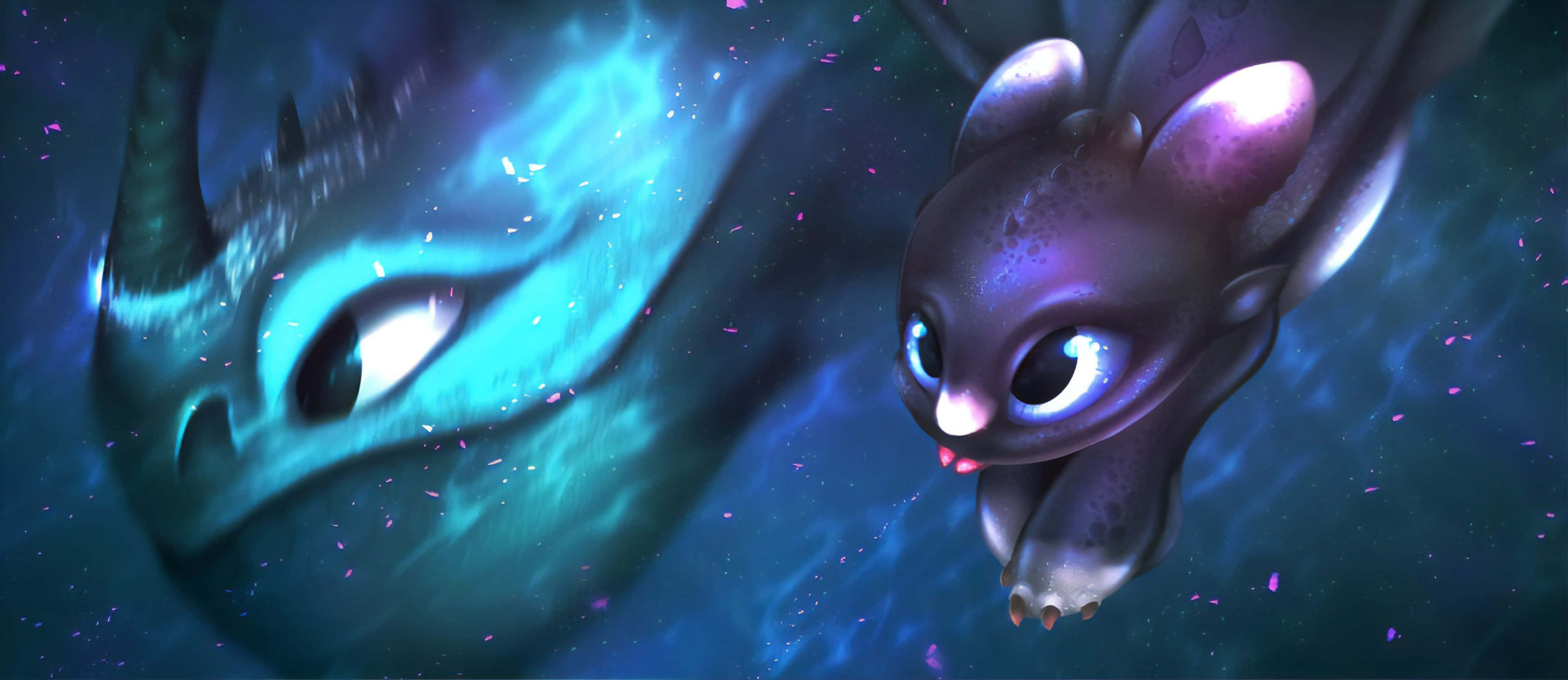 4096x1776 Download How To Train Your Dragon 4k Night Fury Wallpaper