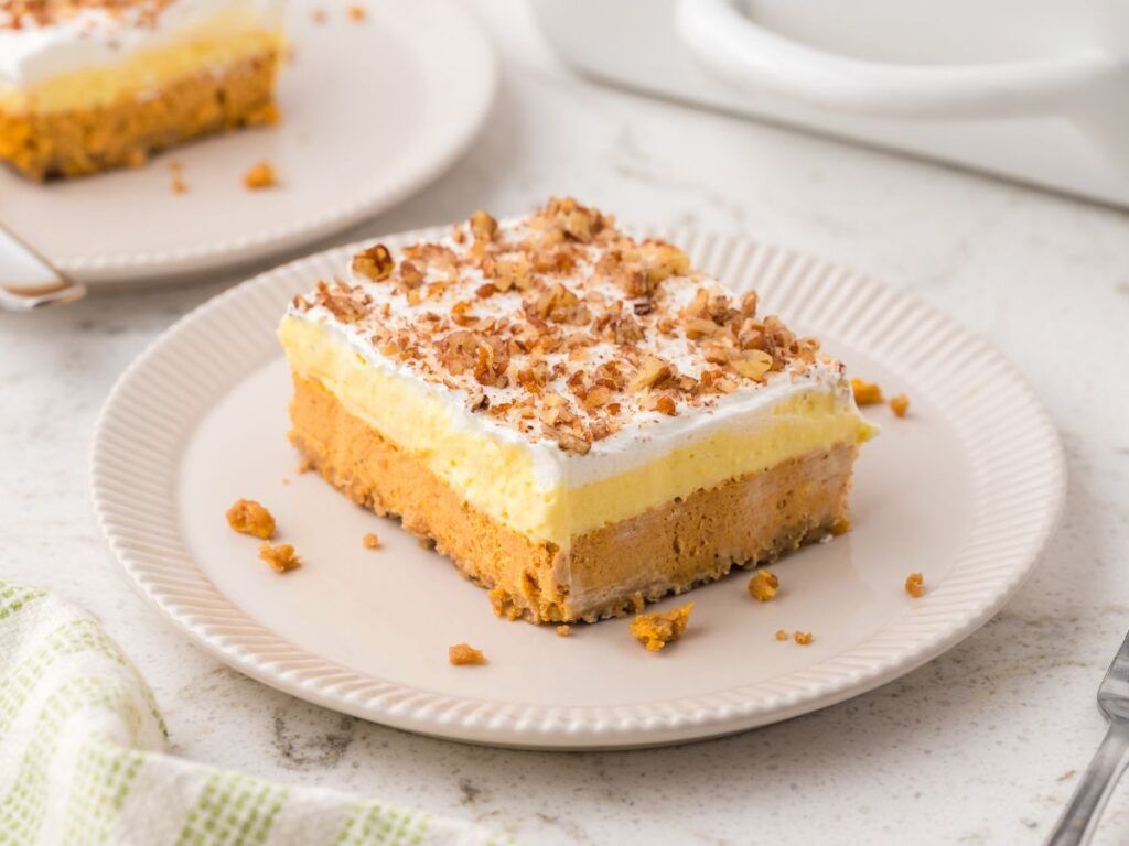 1024x768 Pumpkin Cheesecake Layered Pudding Dessert as Family