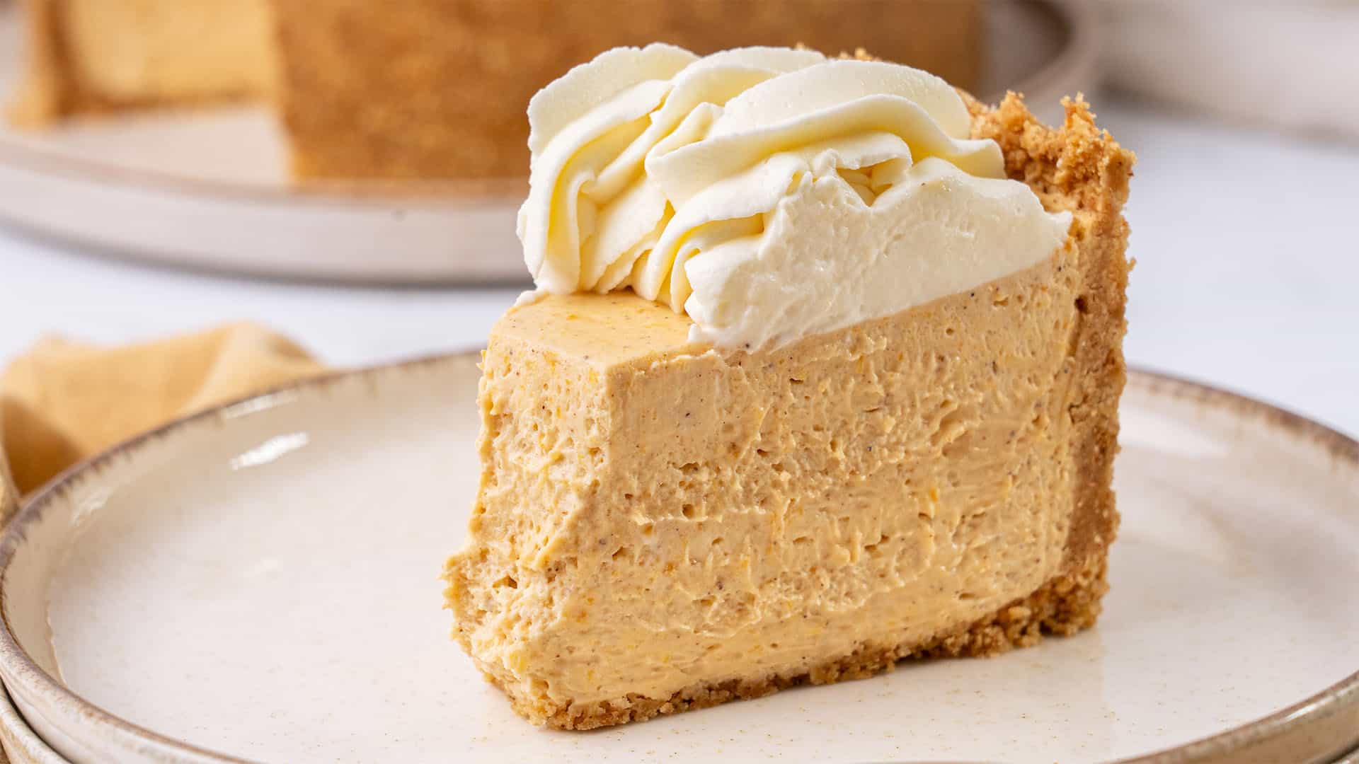 1920x1080 No Bake Pumpkin Cheesecake