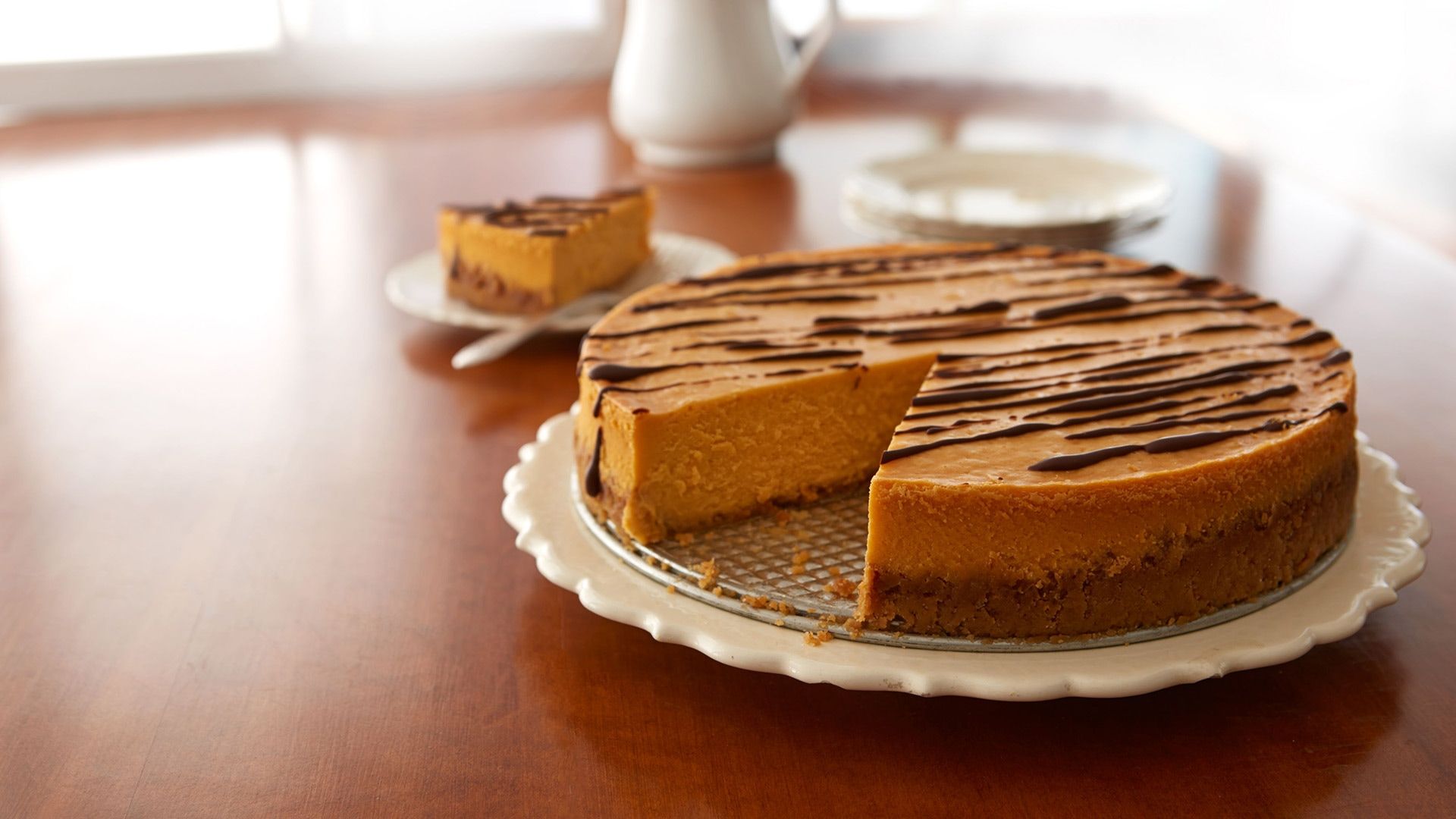 1920x1080 Pumpkin Cinnamon Chip Cheesecake